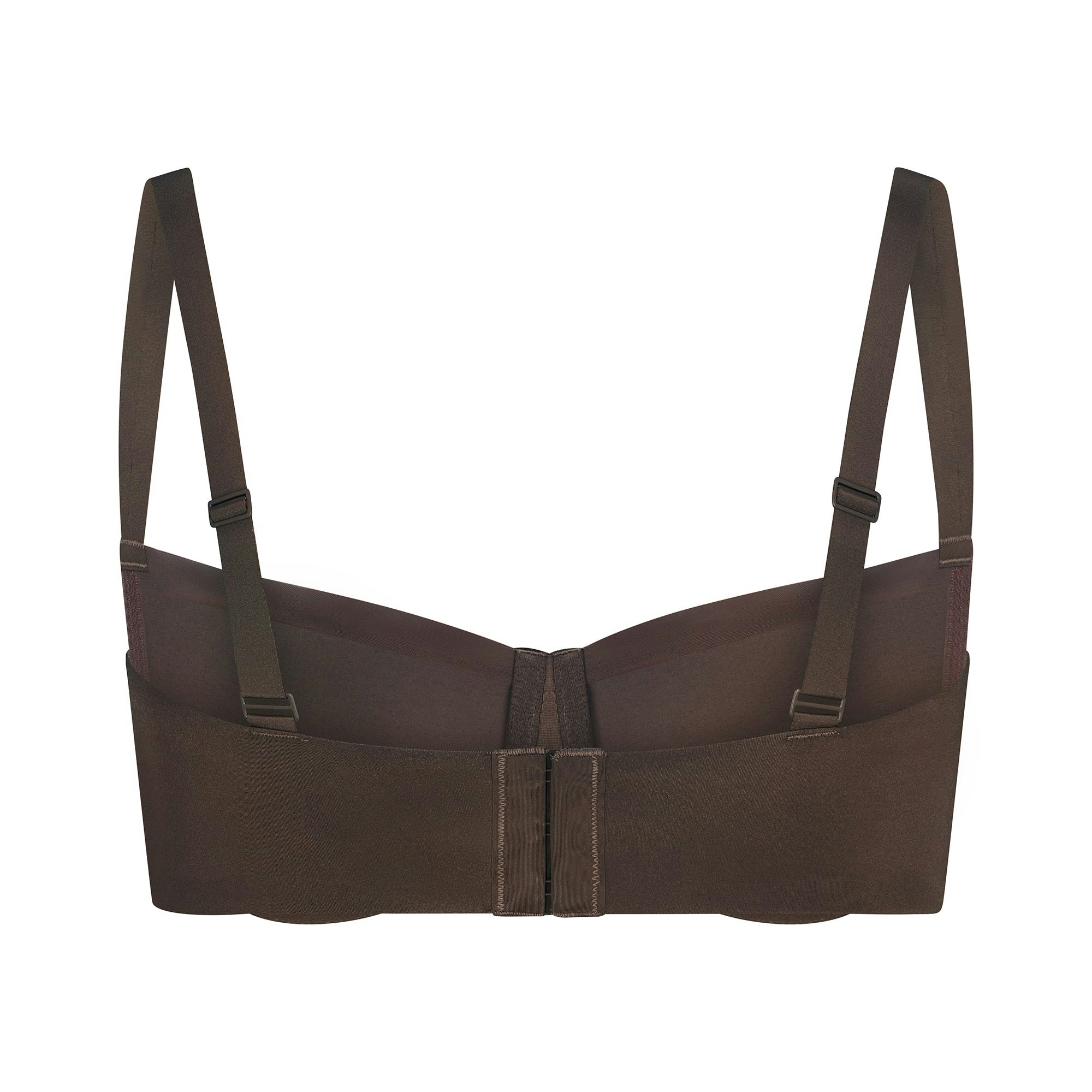 NO SHOW MOLDED UNLINED BALCONETTE BRA LAYS FLAT ON A WHITE BACKGROUND | FLT