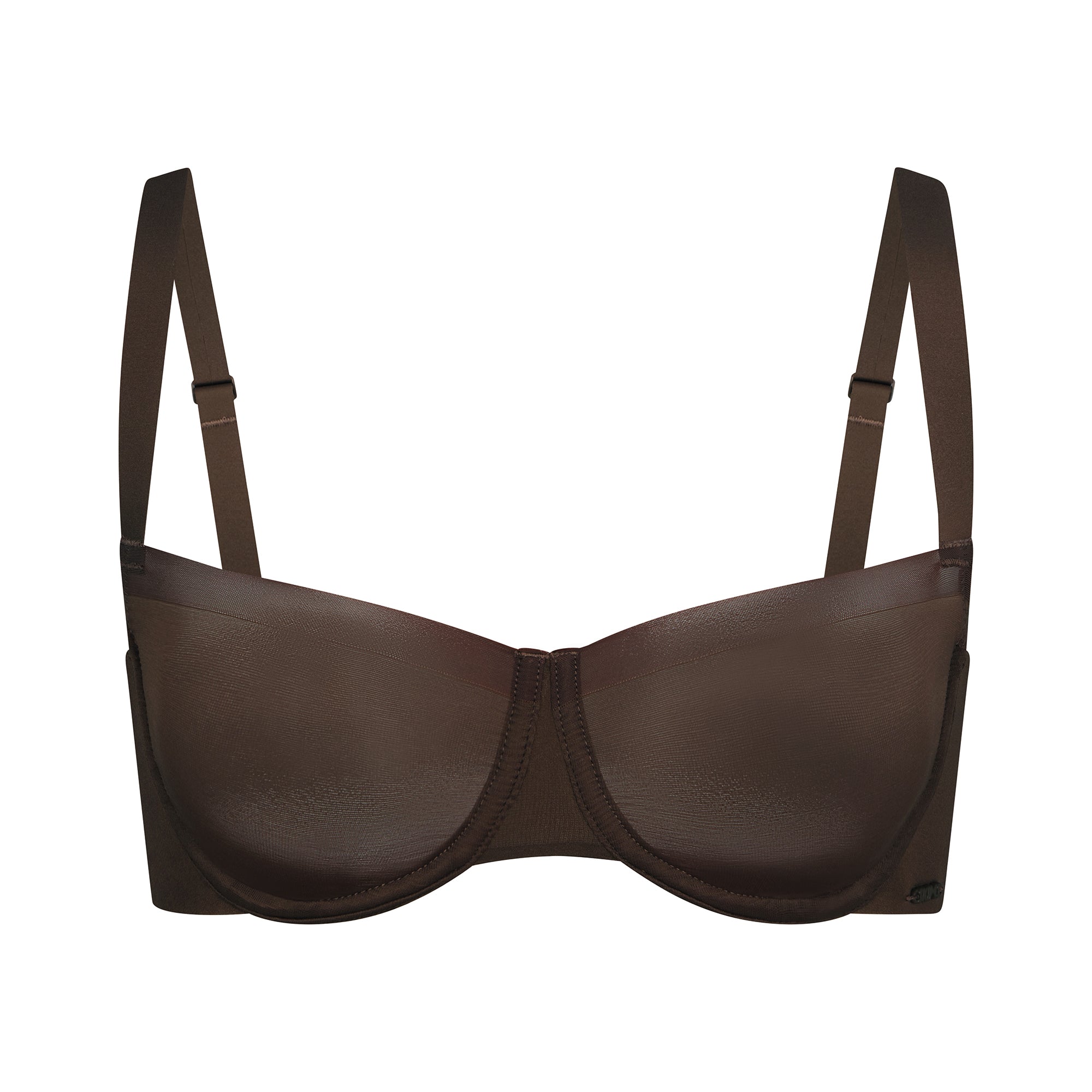 NO SHOW UNLINED BALCONETTE BRA | ESPRESSO | SKIMS