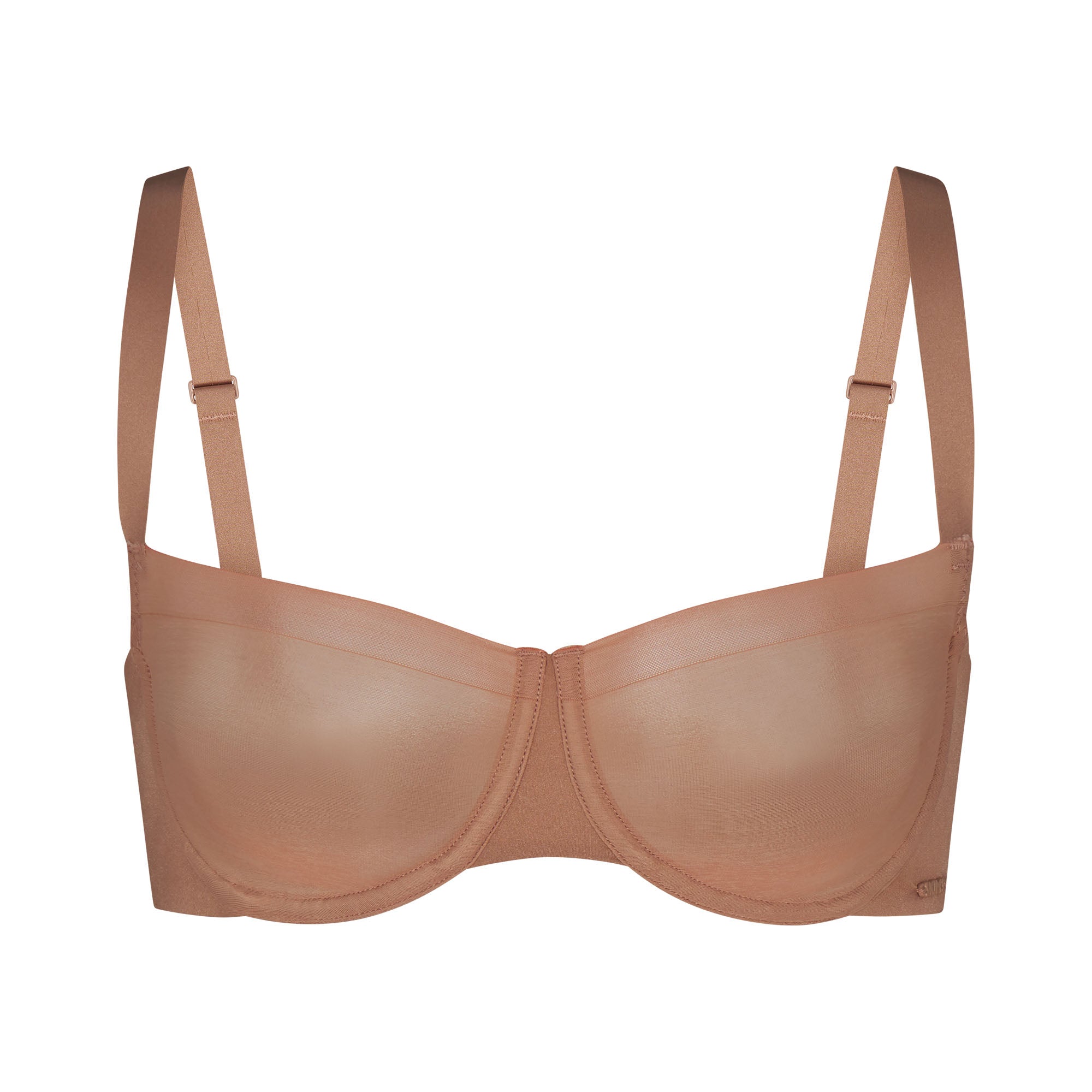 NO SHOW UNLINED BALCONETTE BRA | SIENNA (BALCONETTE BRAS) LAYS FLAT ON A WHITE BACKGROUND