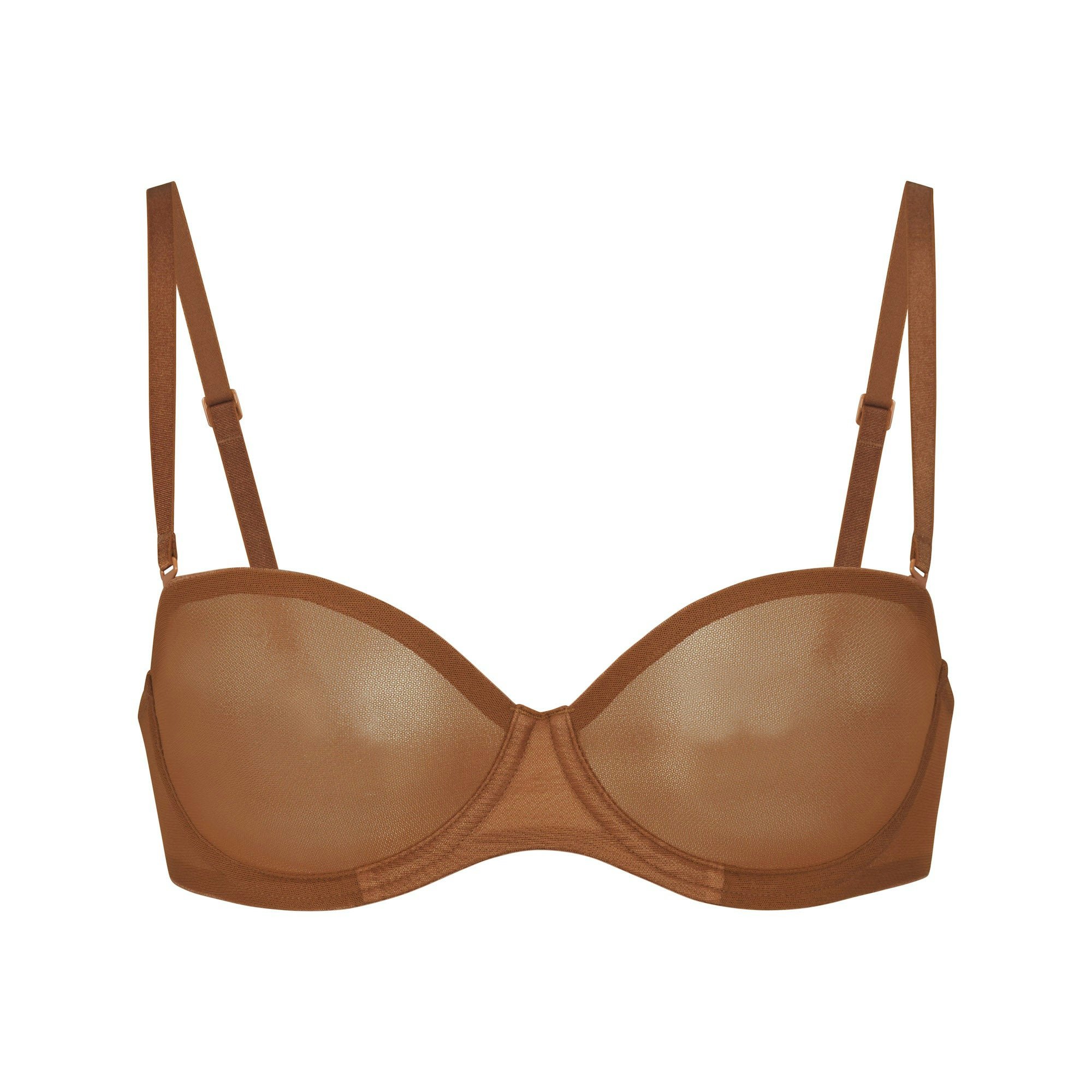 ULTRA FINE MESH STRAPLESS BRA ADDITIONAL FABRIC DETAILS