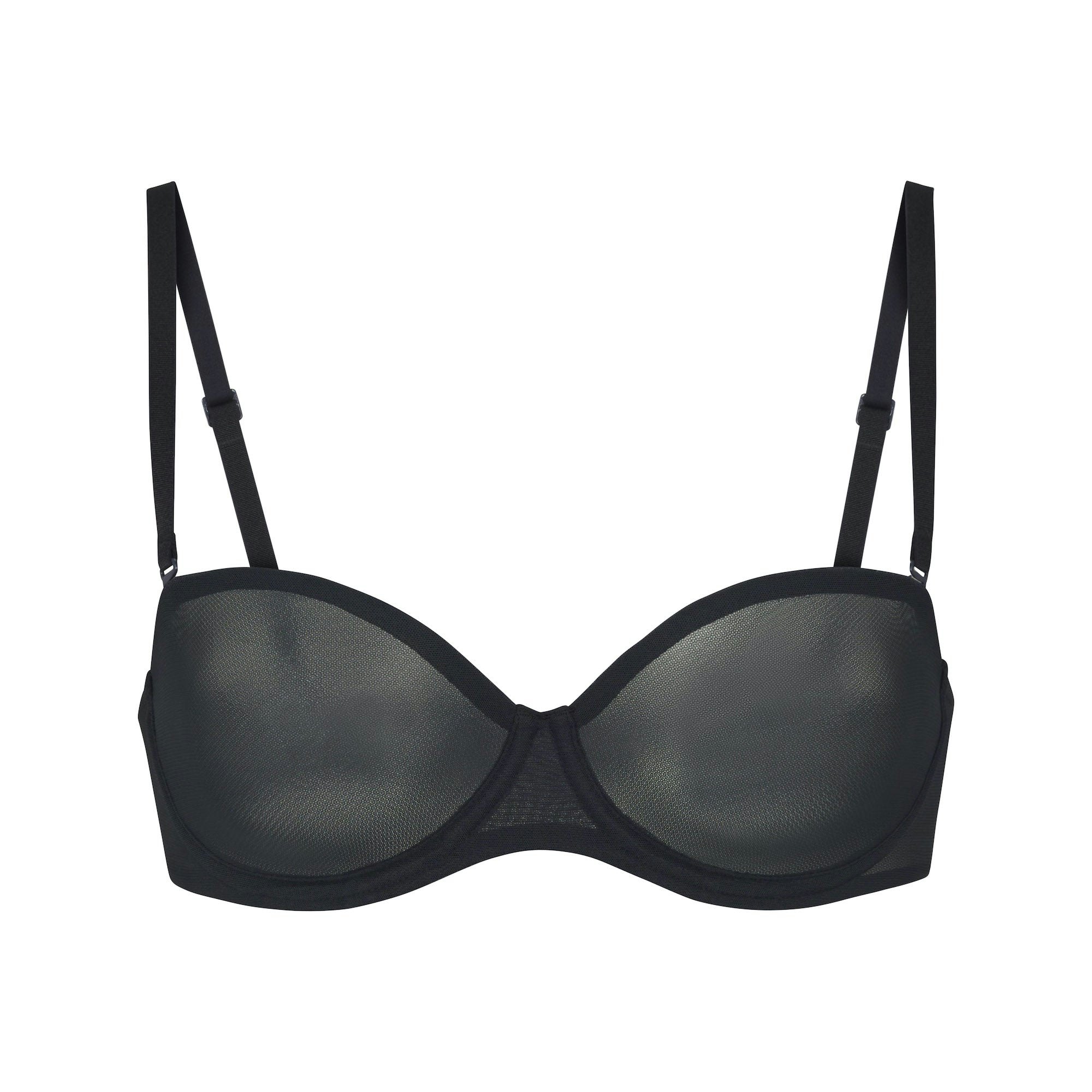 ULTRA FINE MESH STRAPLESS BRA ADDITIONAL FABRIC DETAILS