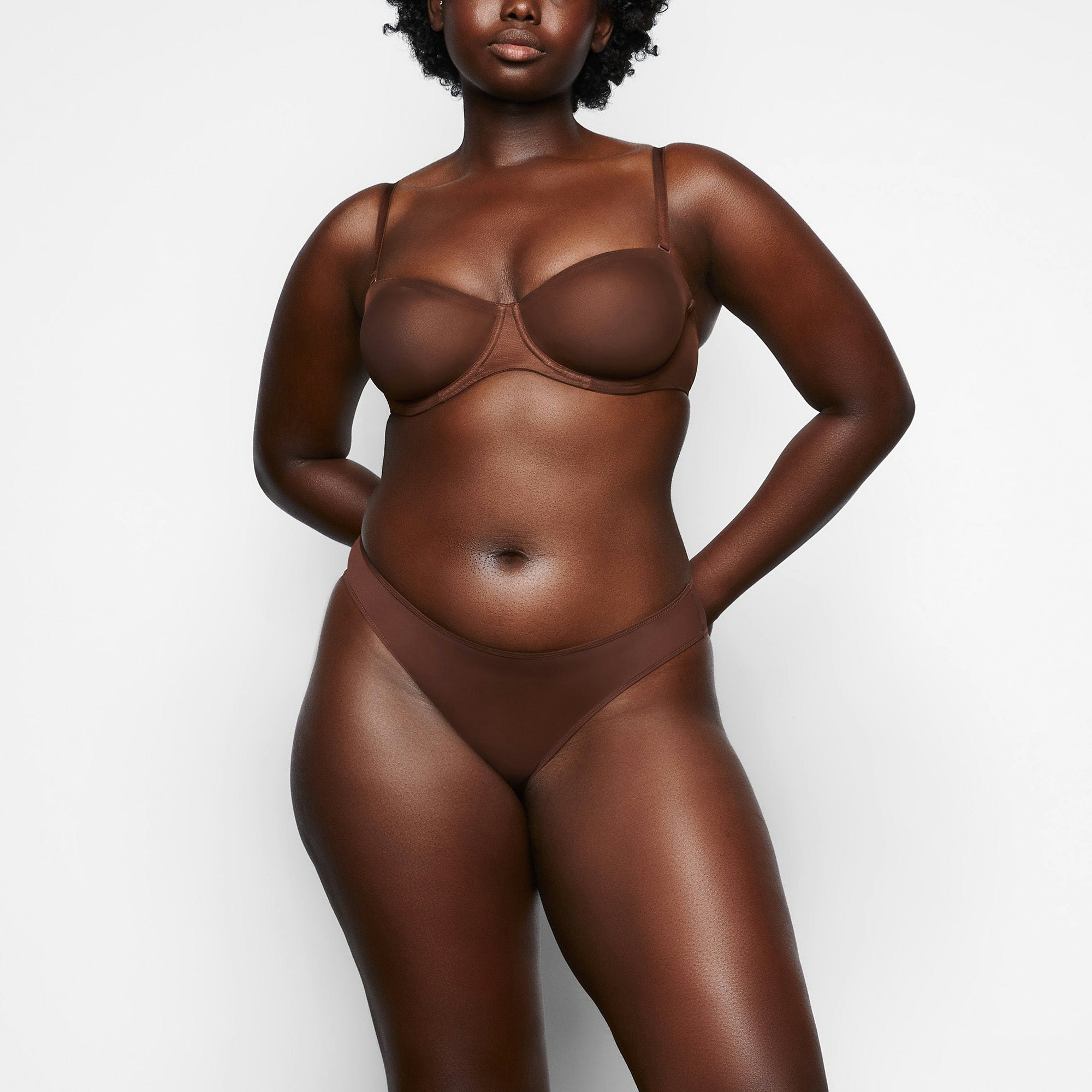 ULTRA FINE MESH STRAPLESS BRA ADDITIONAL FABRIC DETAILS