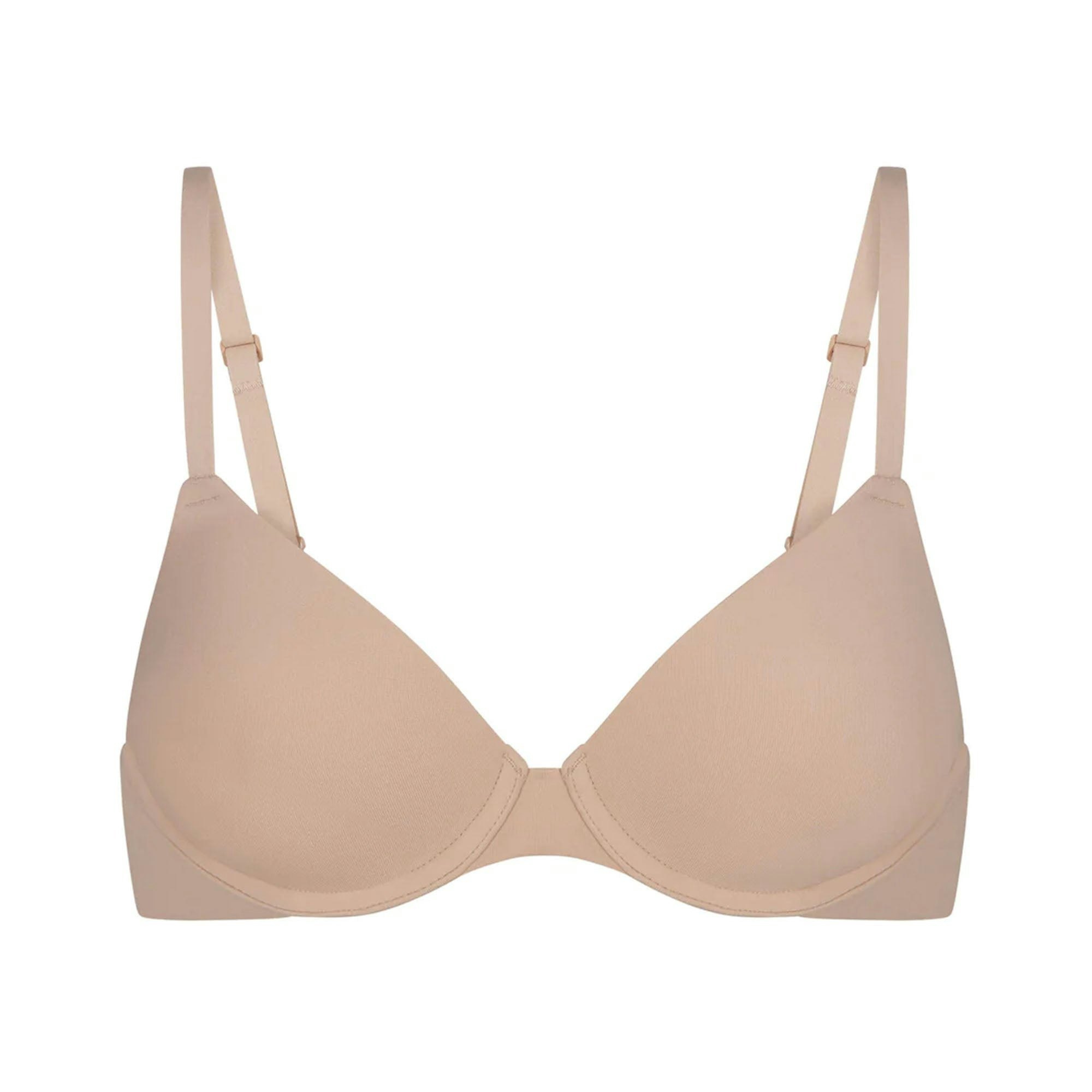 FITS EVERYBODY T-SHIRT BRA | MICA (DEMI BRAS) LAYS FLAT ON A WHITE BACKGROUND | FLT