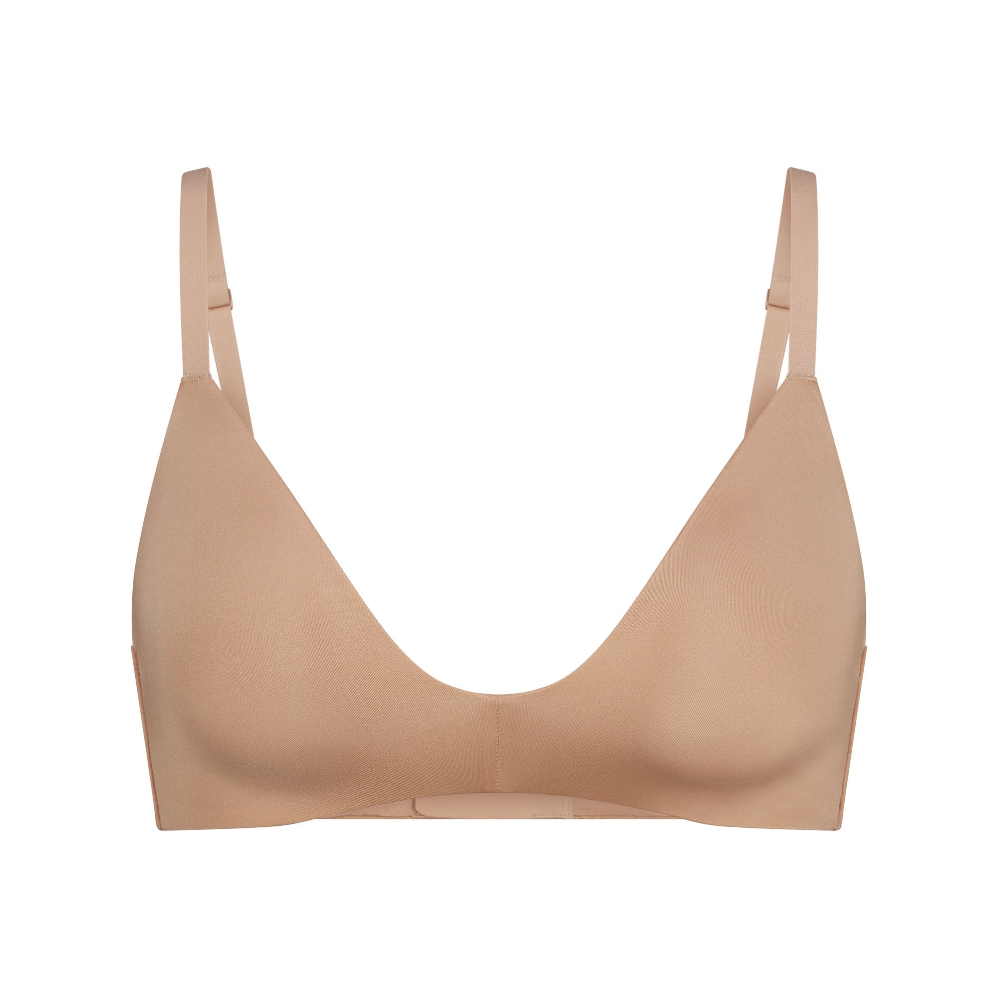 Seamless wireless bra top