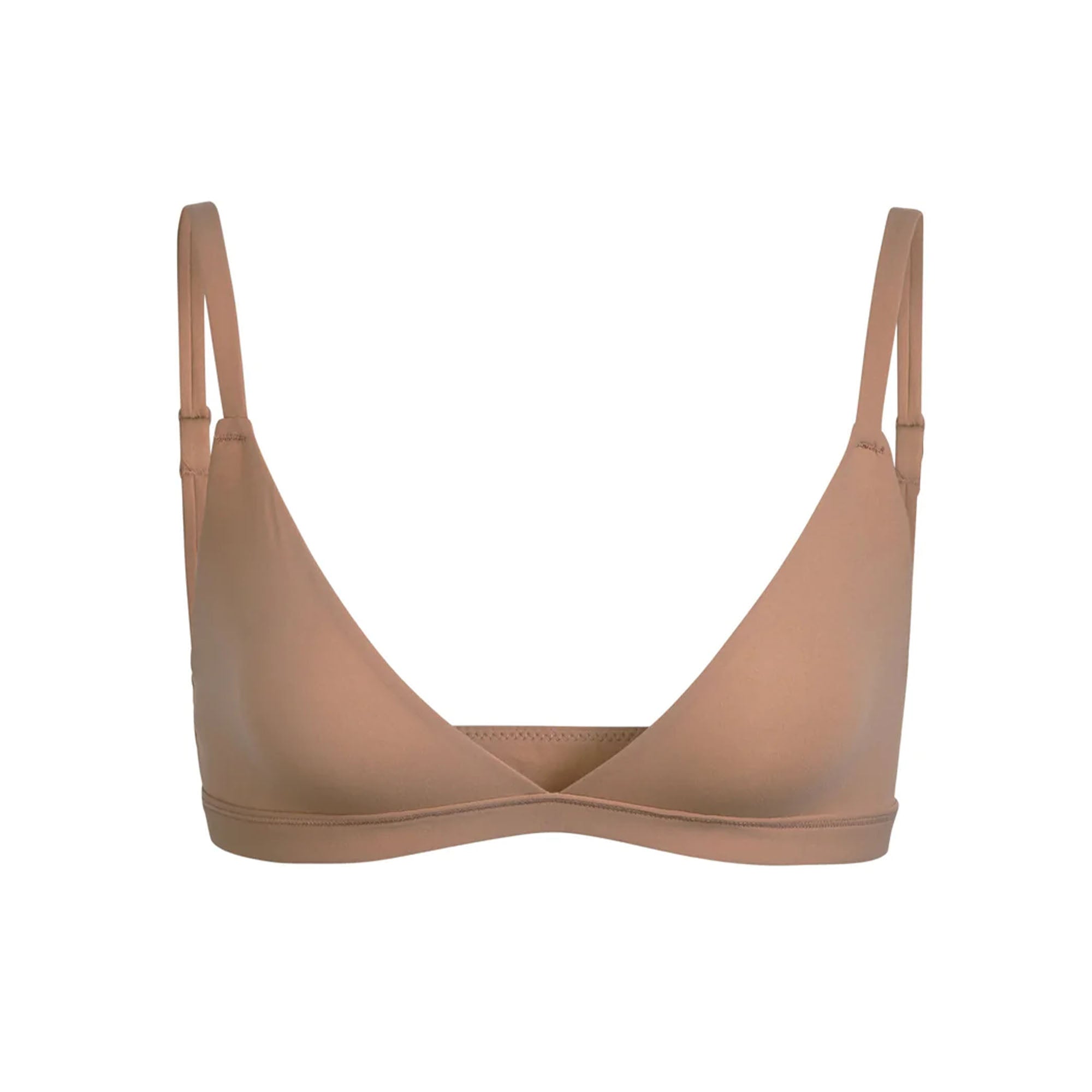 FITS EVERYBODY TRIANGLE BRALETTE | SIENNA (TRIANGLE BRALETTES) LAYS FLAT ON A WHITE BACKGROUND