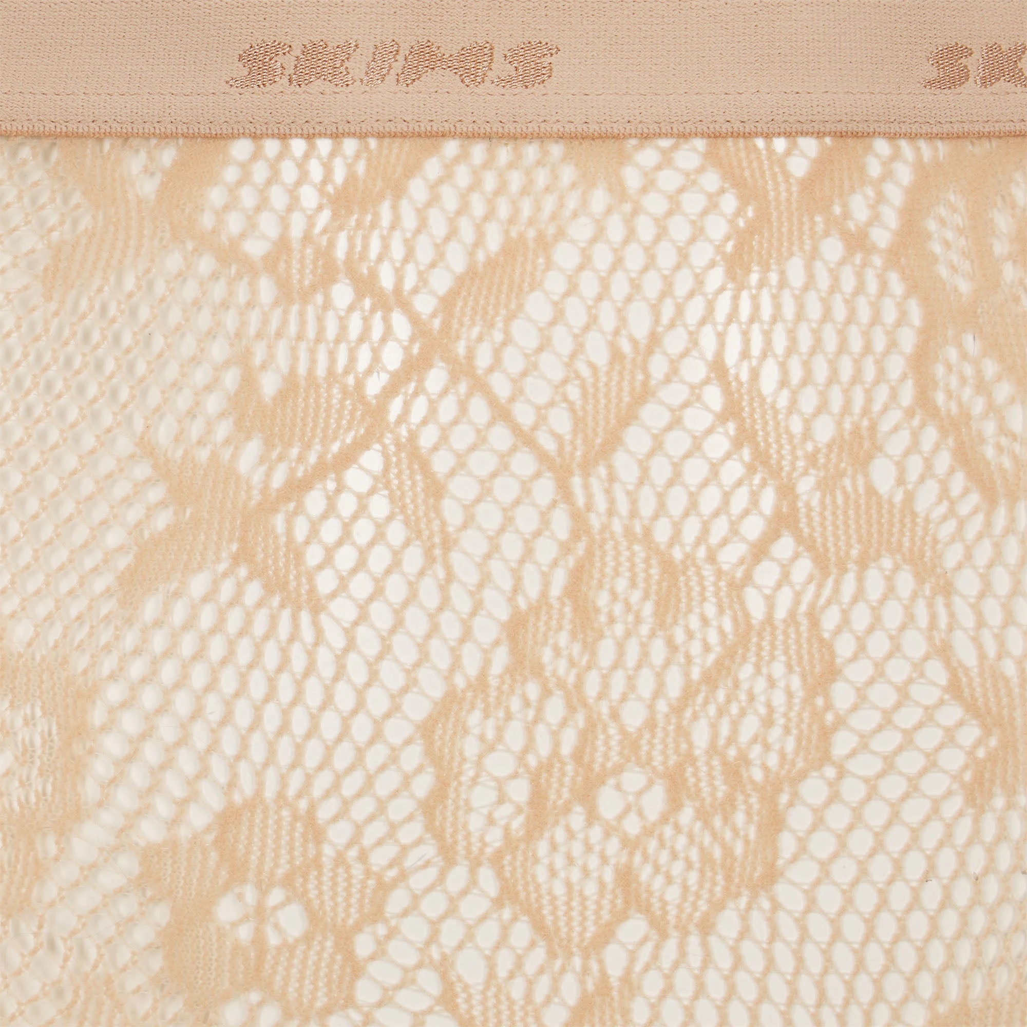 KNIT LACE CATSUIT ADDITIONAL FABRIC DETAILS