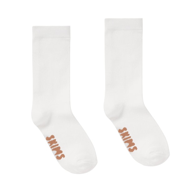 EVERYDAY CREW SOCK | MARBLE (CREW SOCKS) LAYS FLAT ON A WHITE BACKGROUND | FLT