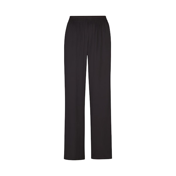 SILK SLEEP PANT LAYS FLAT ON A WHITE BACKGROUND