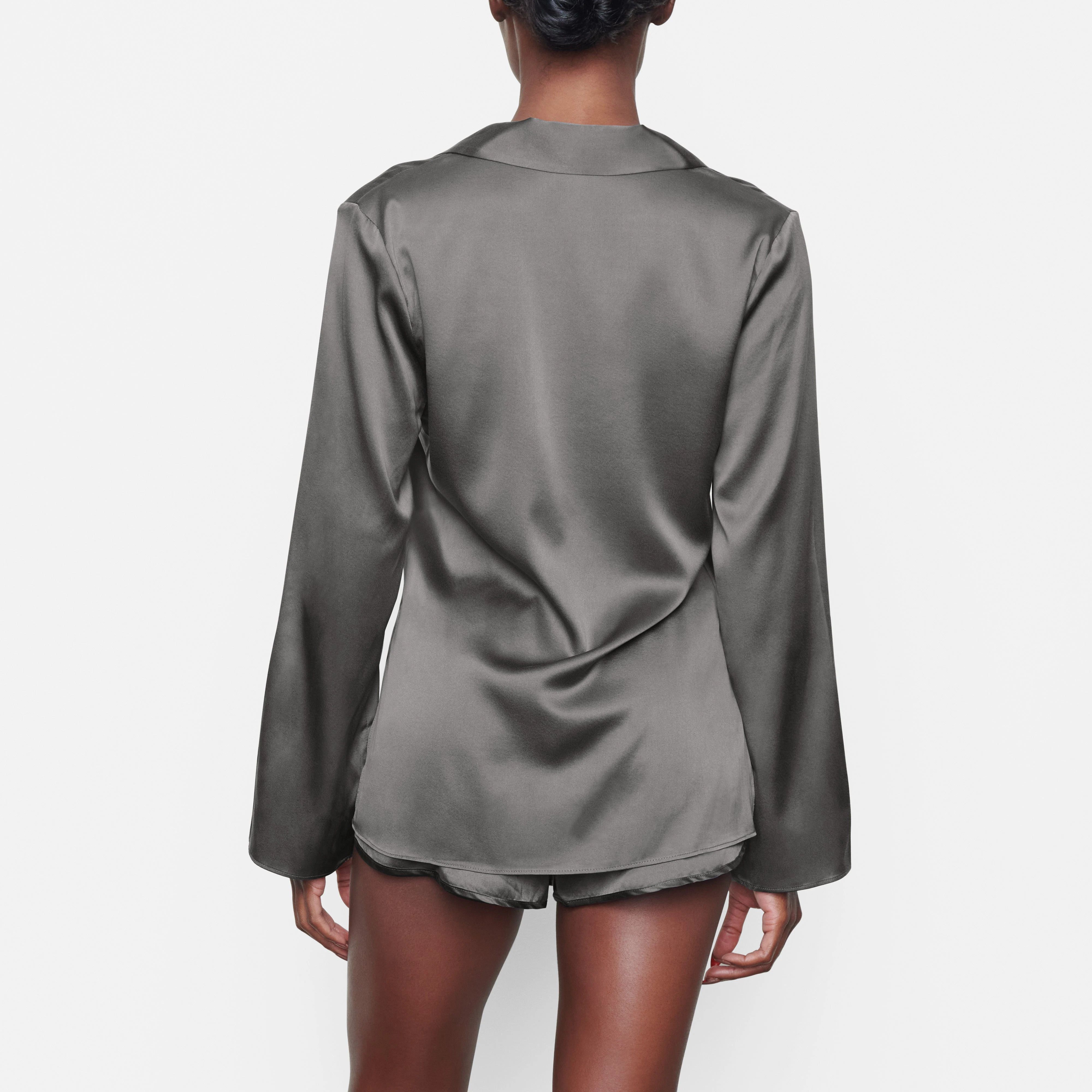 SILK OPEN NECKLINE SLEEP TO