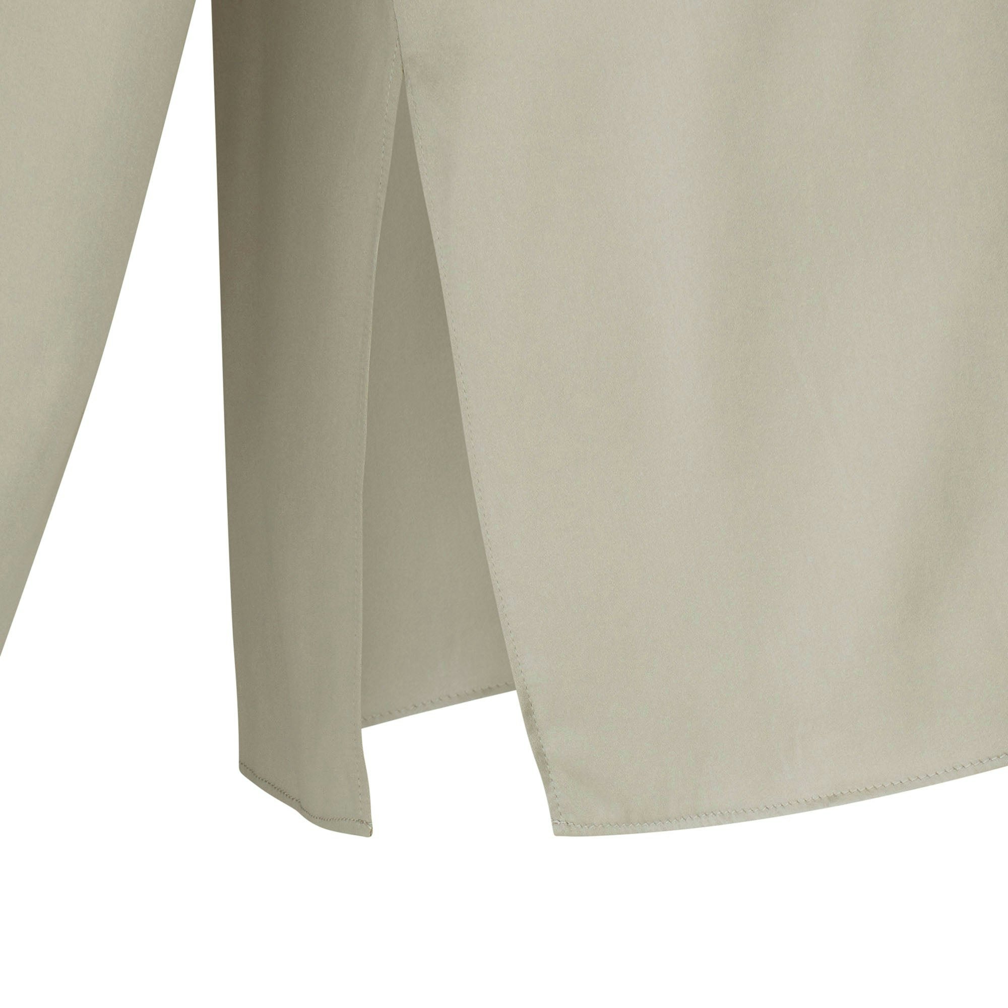 SILK OPEN NECKLINE SLEEP TOP ON A WHITE BACKGROUND