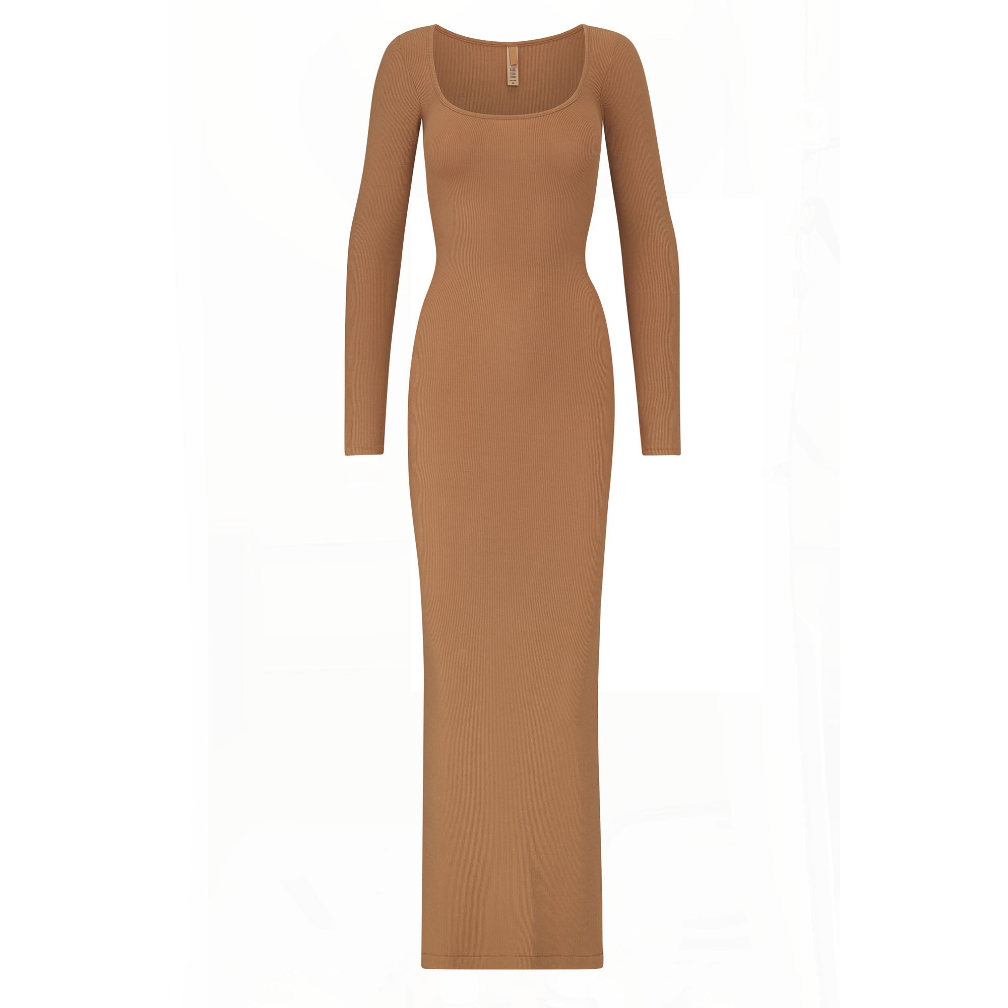 SOFT LOUNGE LONG SLEEVE DRESS | CAMEL | SKIMS