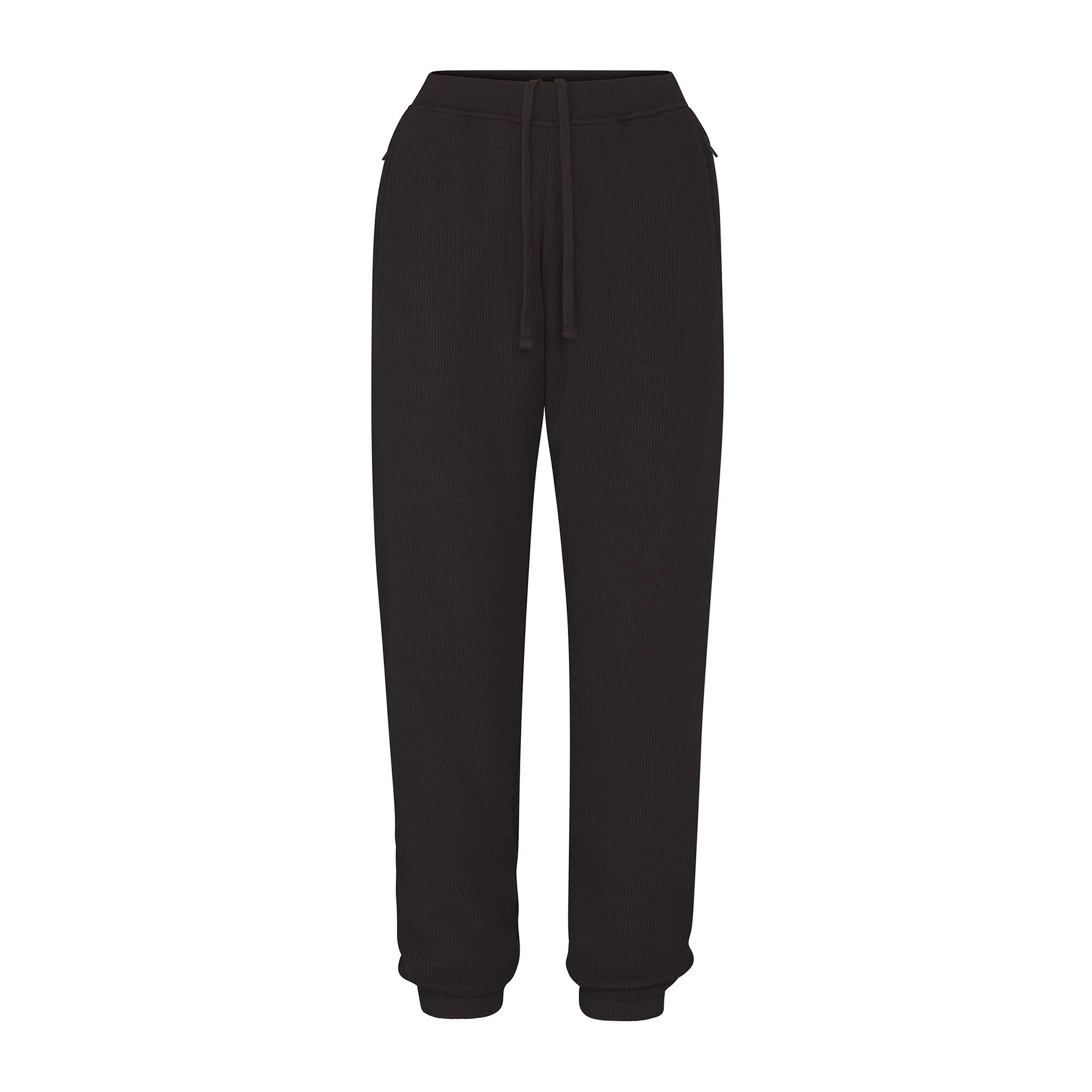 WAFFLE JOGGER LAYS FLAT ON A WHITE BACKGROUND