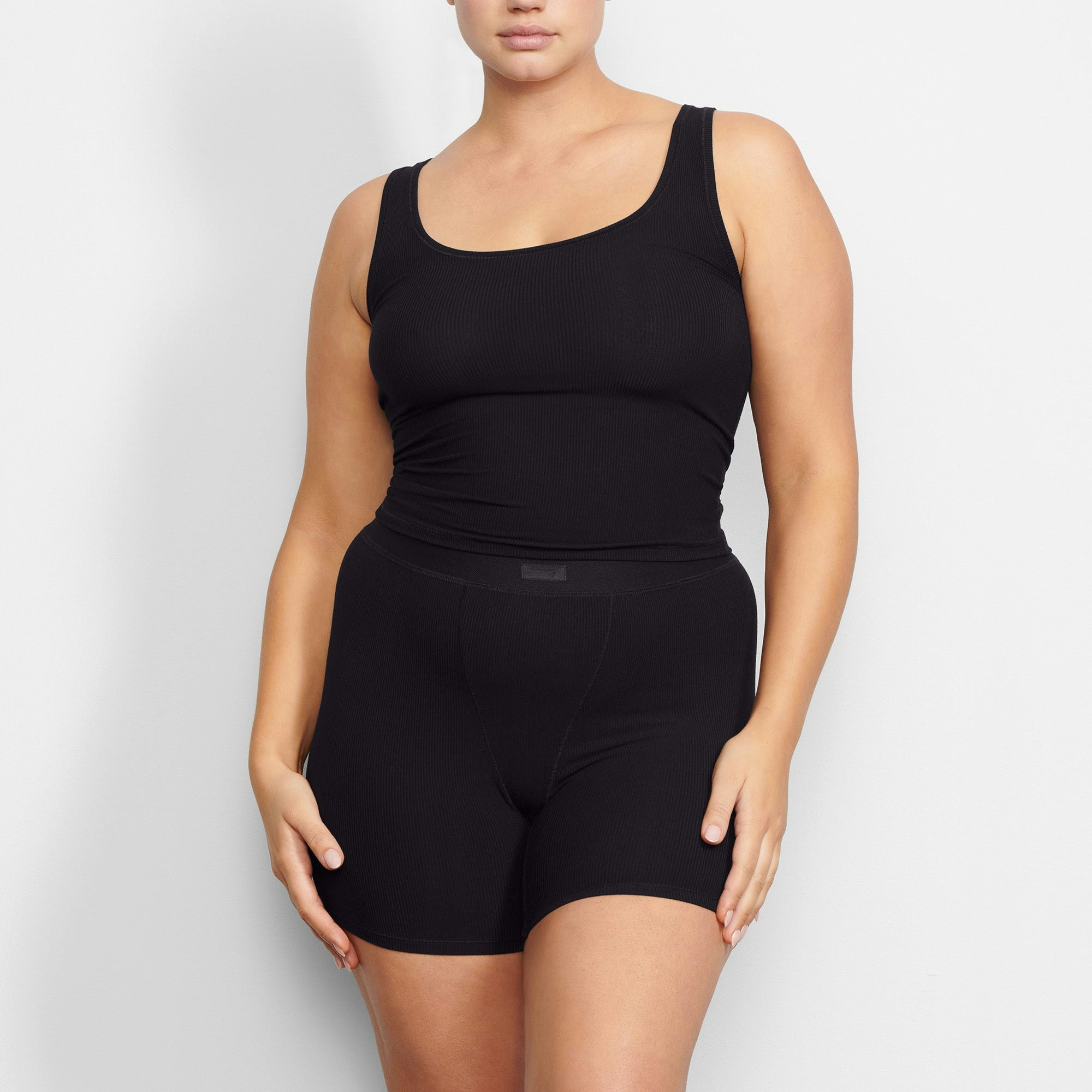 SKIMS Kim Kardashian Jelly Sheer Crew Neck Bodysuit Marble / White XL MSRP $68