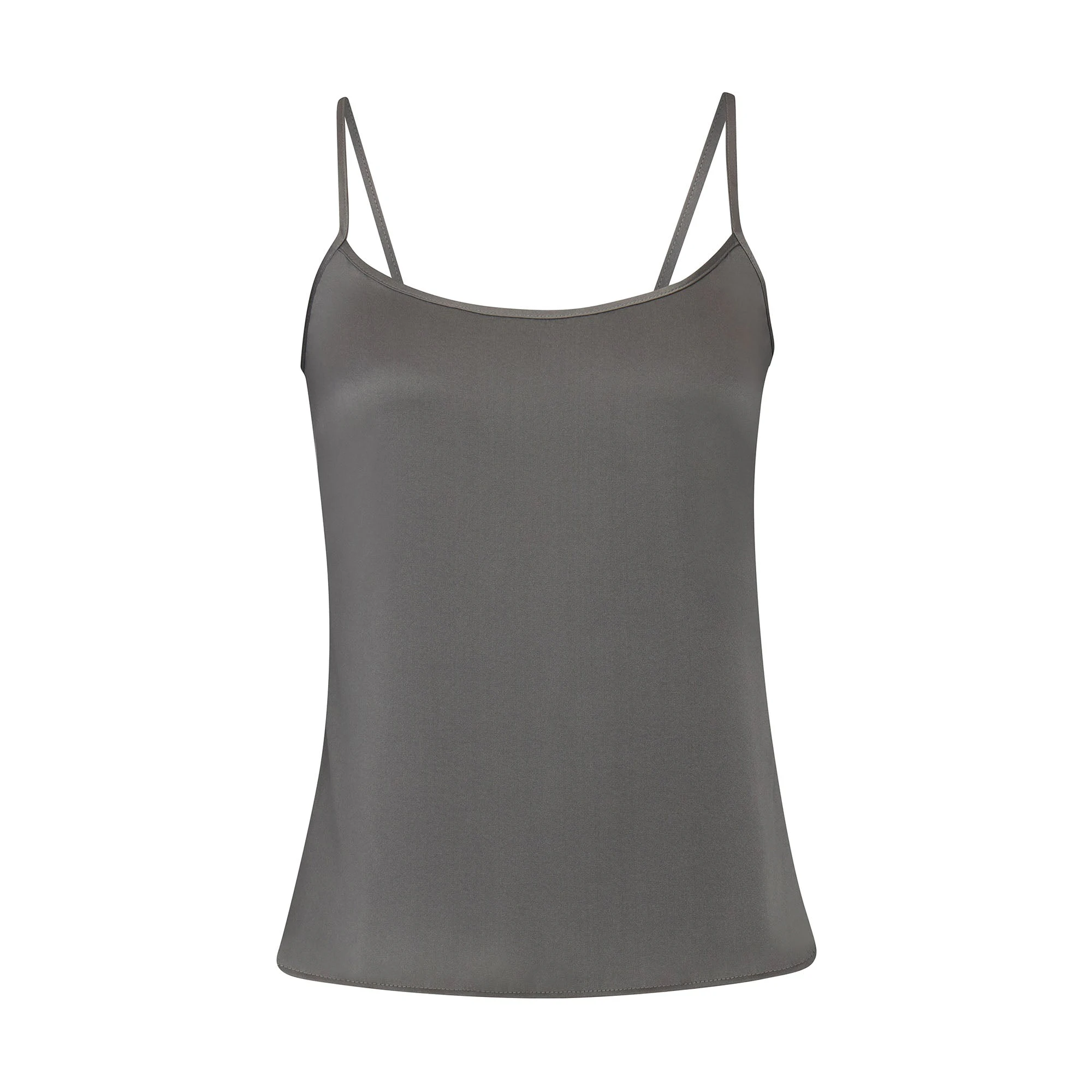 SILK SLEEP TANK ON A WHITE BACKGROUND