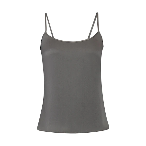 SILK SLEEP TANK ON A WHITE BACKGROUND