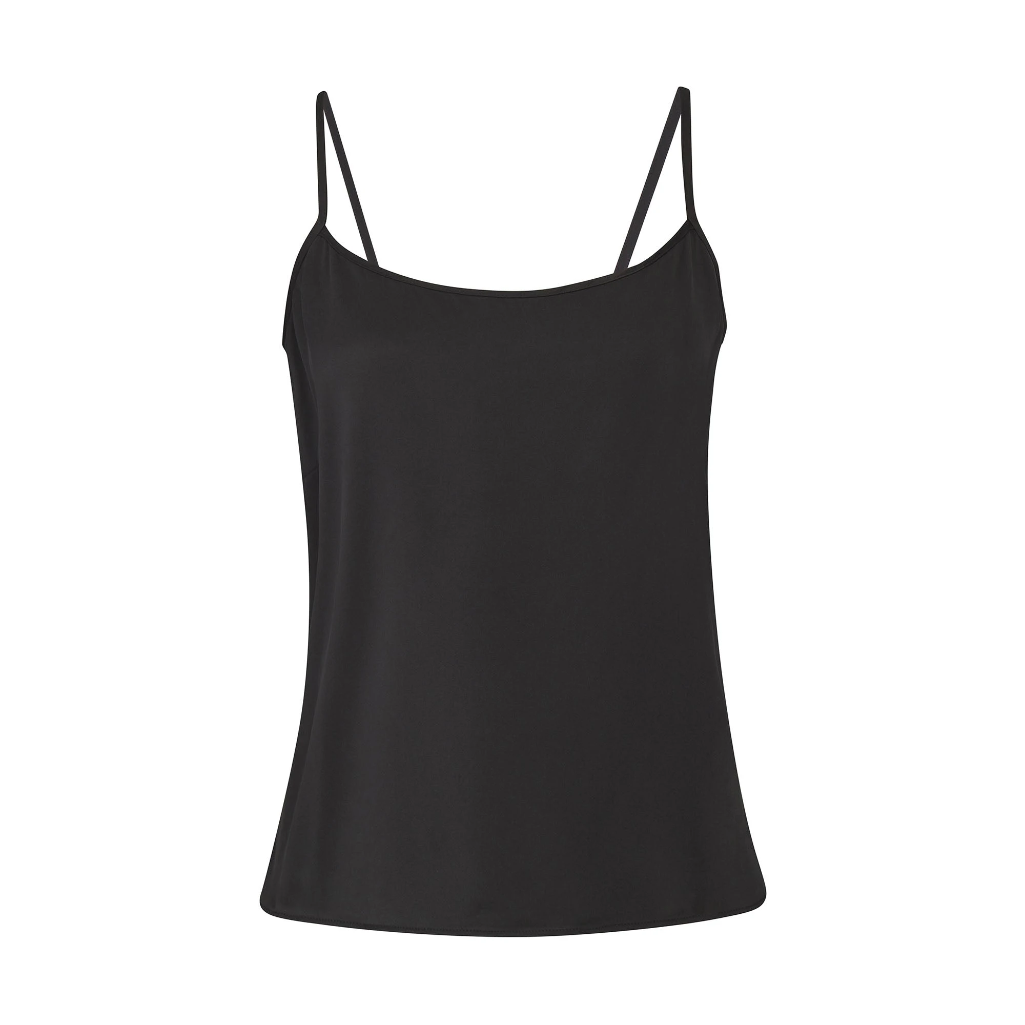 SILK SLEEP TANK ON A WHITE BACKGROUND