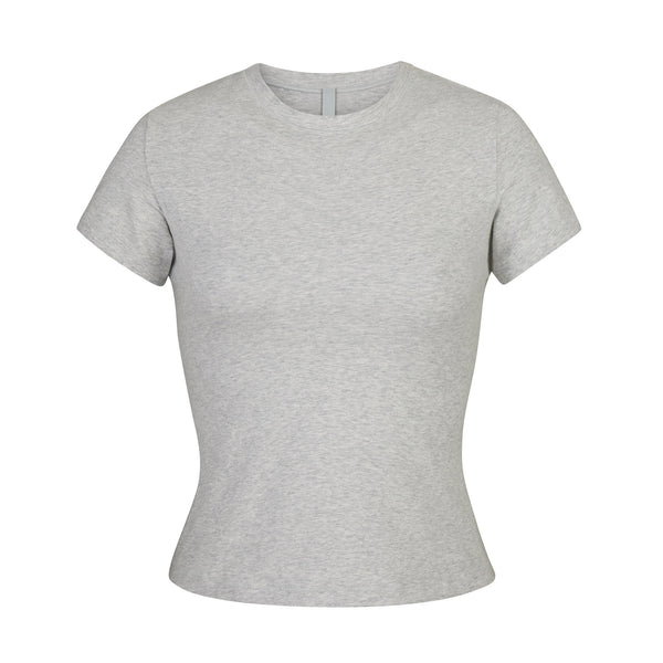 SKIMS COTTON JERSEY SUPER CROPPED T-SHIRT (New) offers