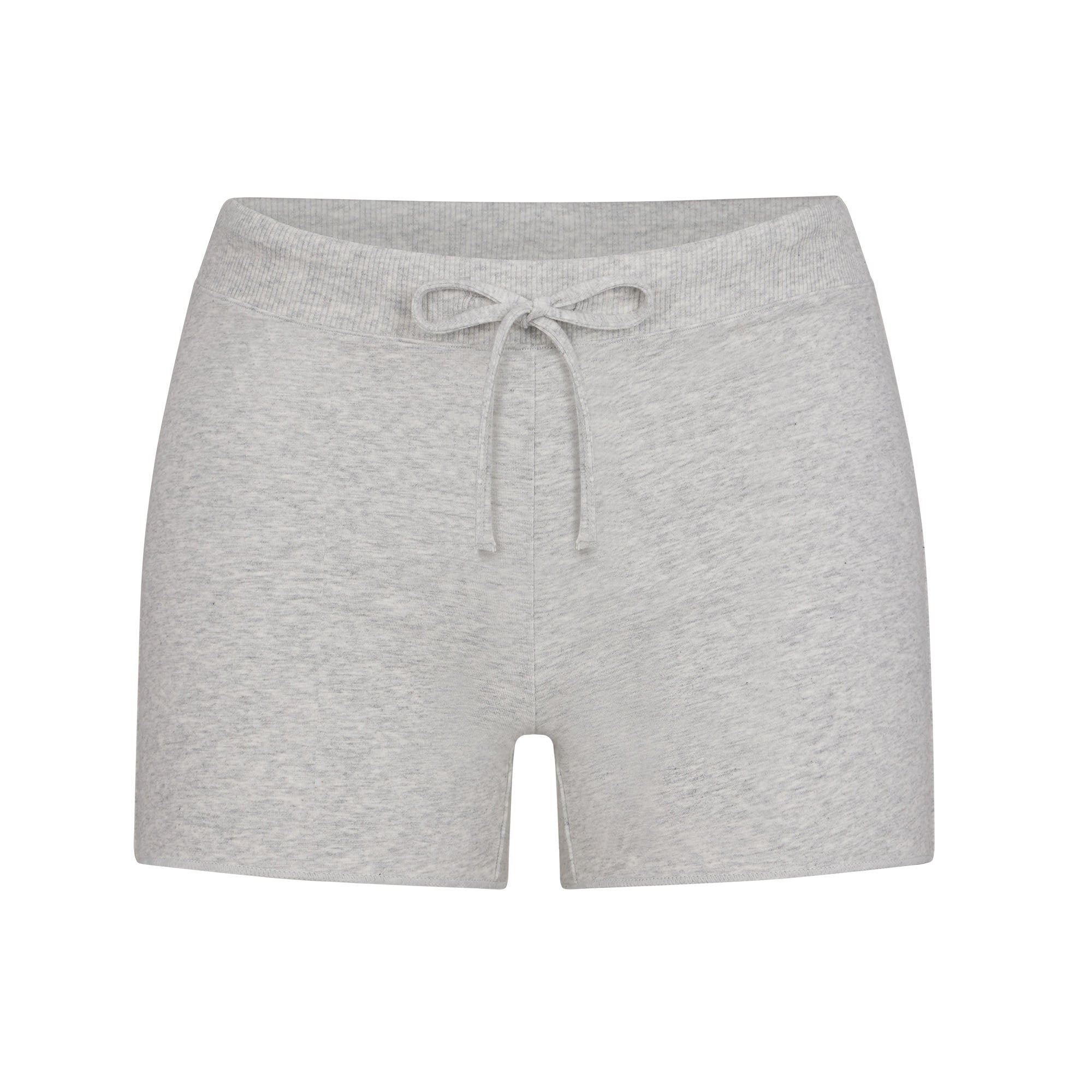 COTTON JERSEY SHORT LIGHT HEATHER GREY