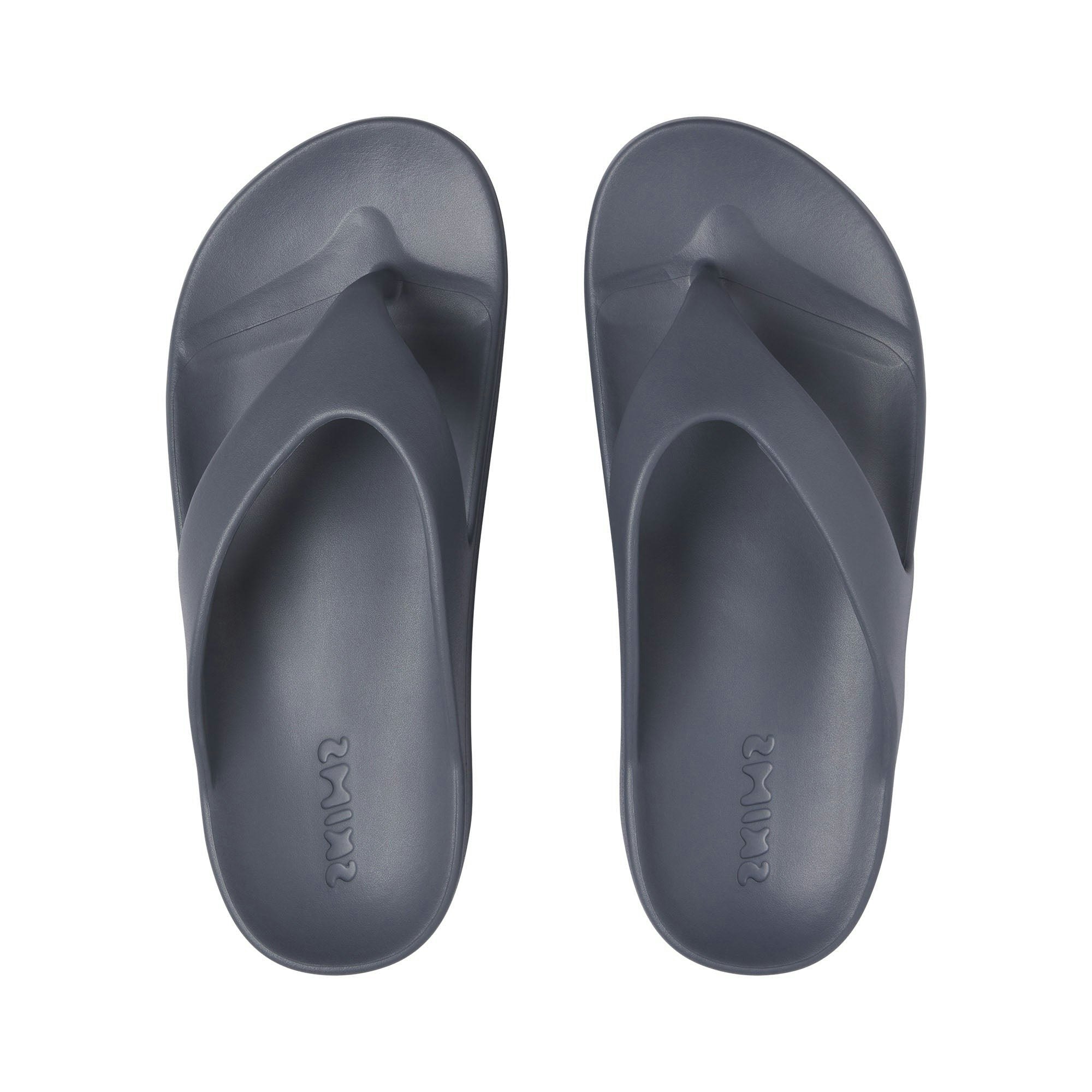 MOLDED SANDAL | GUNMETAL (FOOTWEAR, ACCESSORIES) LAYS FLAT ON A WHITE BACKGROUND | FLT