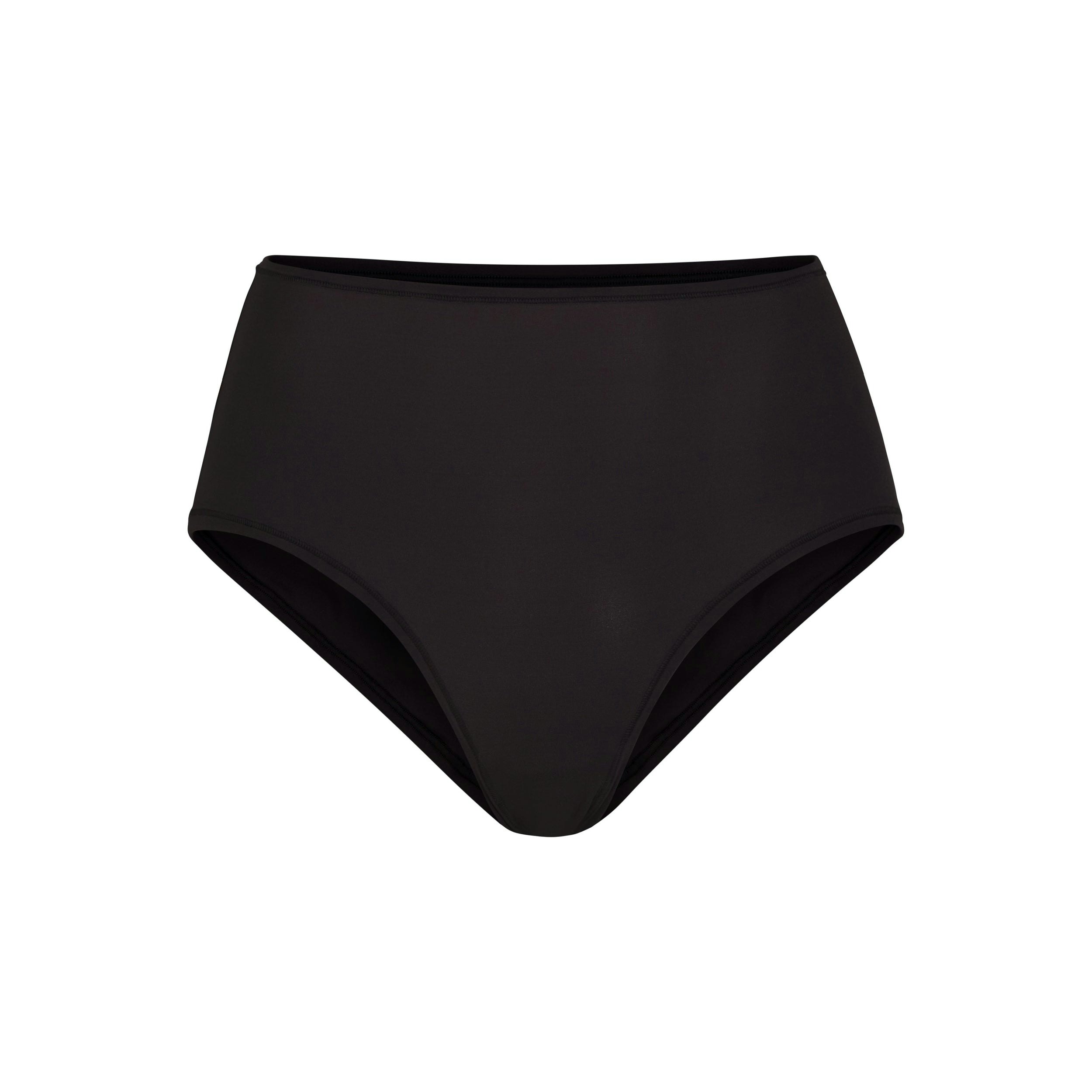 FITS EVERYBODY FULL BRIEF | ONYX (BRIEFS, PANTIES) LAYS FLAT ON A WHITE BACKGROUND | FLT