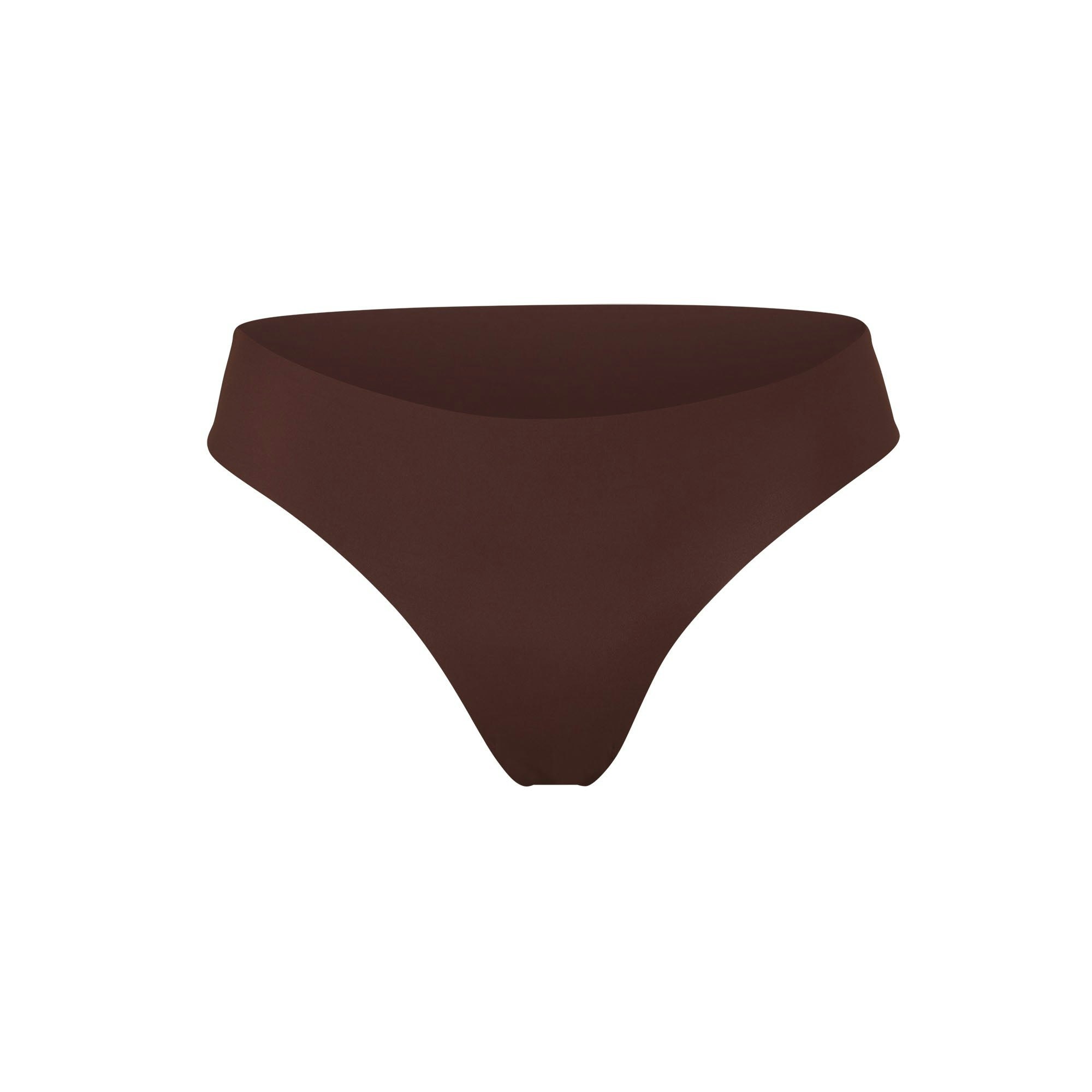 NAKED CHEEKY HIPSTER | COCOA (BRIEFS, PANTIES) LAYS FLAT ON A WHITE BACKGROUND | FLT
