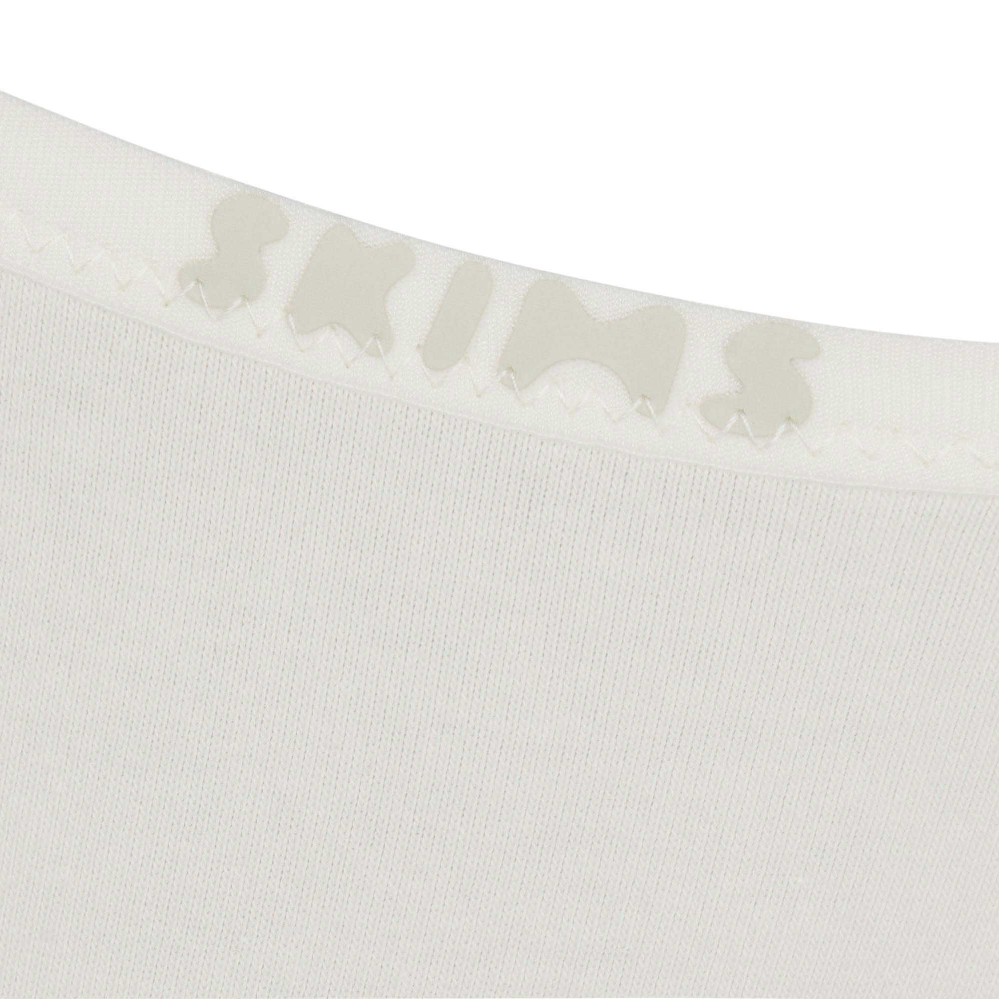 COTTON LOGO HIGH LEG BIKINI ADDITIONAL FABRIC DETAILS | about this fabric