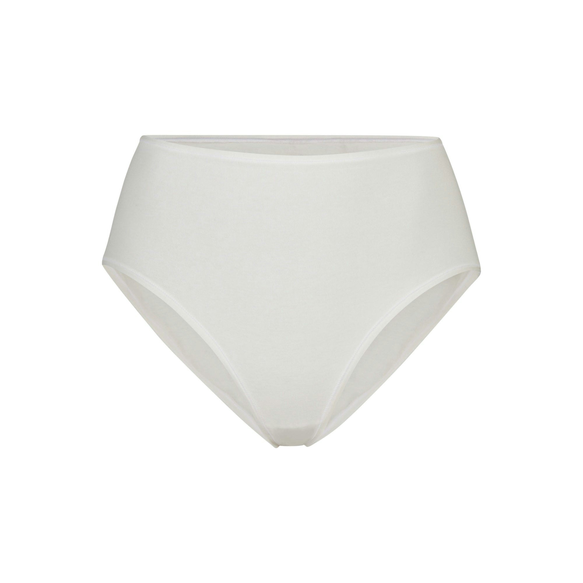 COTTON JERSEY FULL BRIEF | BONE (BRIEFS, PANTIES) LAYS FLAT ON A WHITE BACKGROUND | FLT