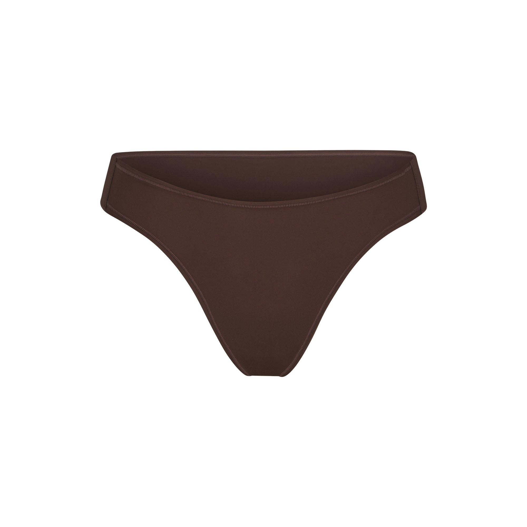 ADAPTIVE FITS EVERYBODY BRIEF | COCOA (ADAPTIVE PANTIES) LAYS FLAT ON A WHITE BACKGROUND | FLT