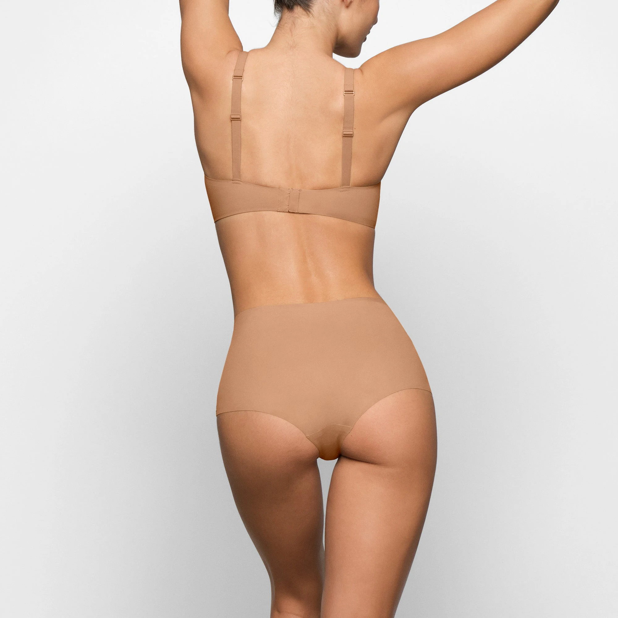 NAKED BOY SHORT WORN  ON A MODEL BACK VIEW