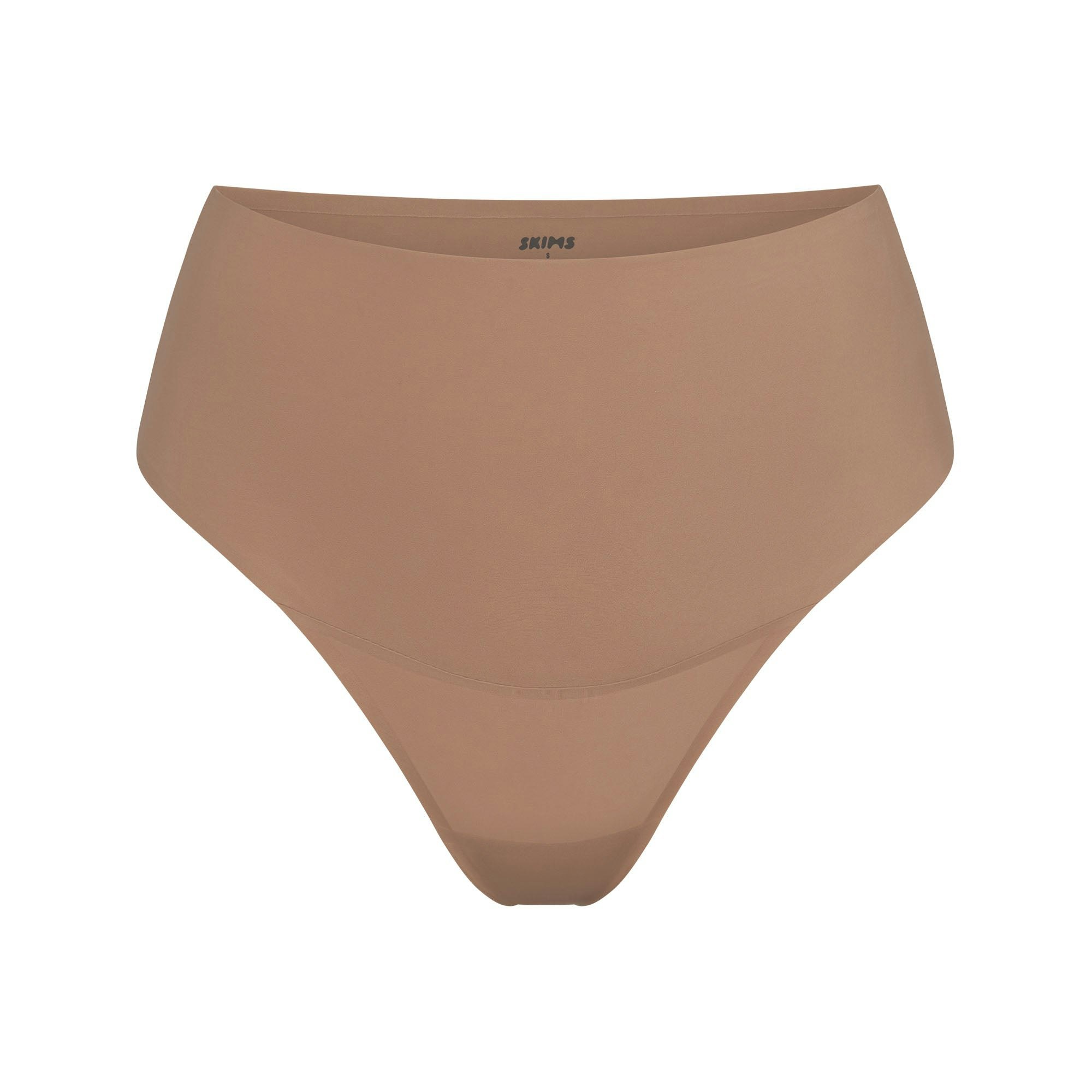 SMOOTHING INTIMATES HIGH-WAISTED THONG | SIENNA (THONGS, PANTIES) LAYS FLAT ON A WHITE BACKGROUND | FLT