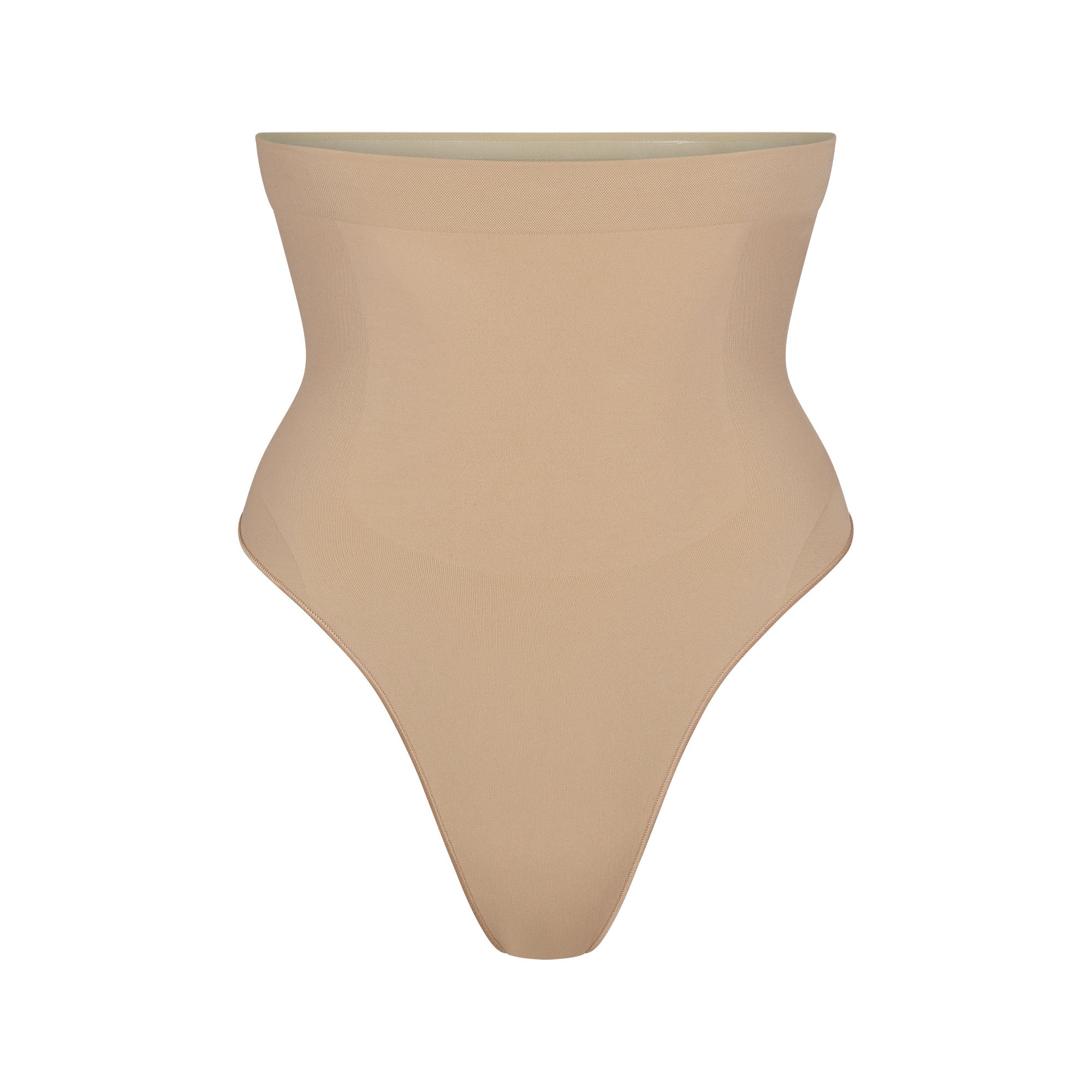 SEAMLESS SCULPT HIGH-WAISTED THONG | CLAY | SKIMS