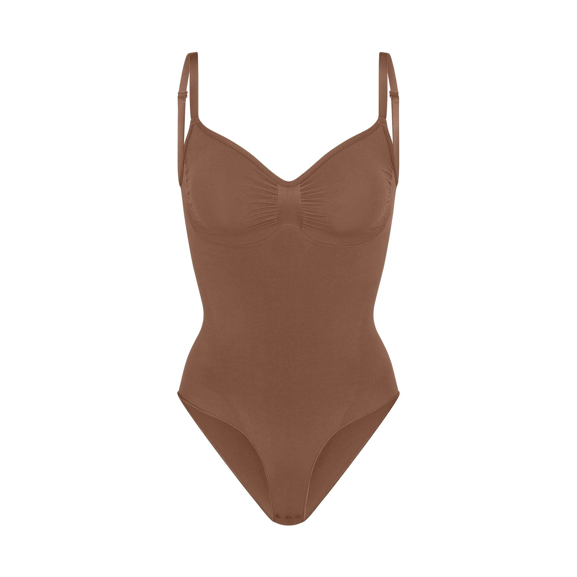 SEAMLESS SCULPT BRIEF BODYSUIT | JASPER (SHAPEWEAR BODYSUITS) LAYS FLAT ON A WHITE BACKGROUND | FLT