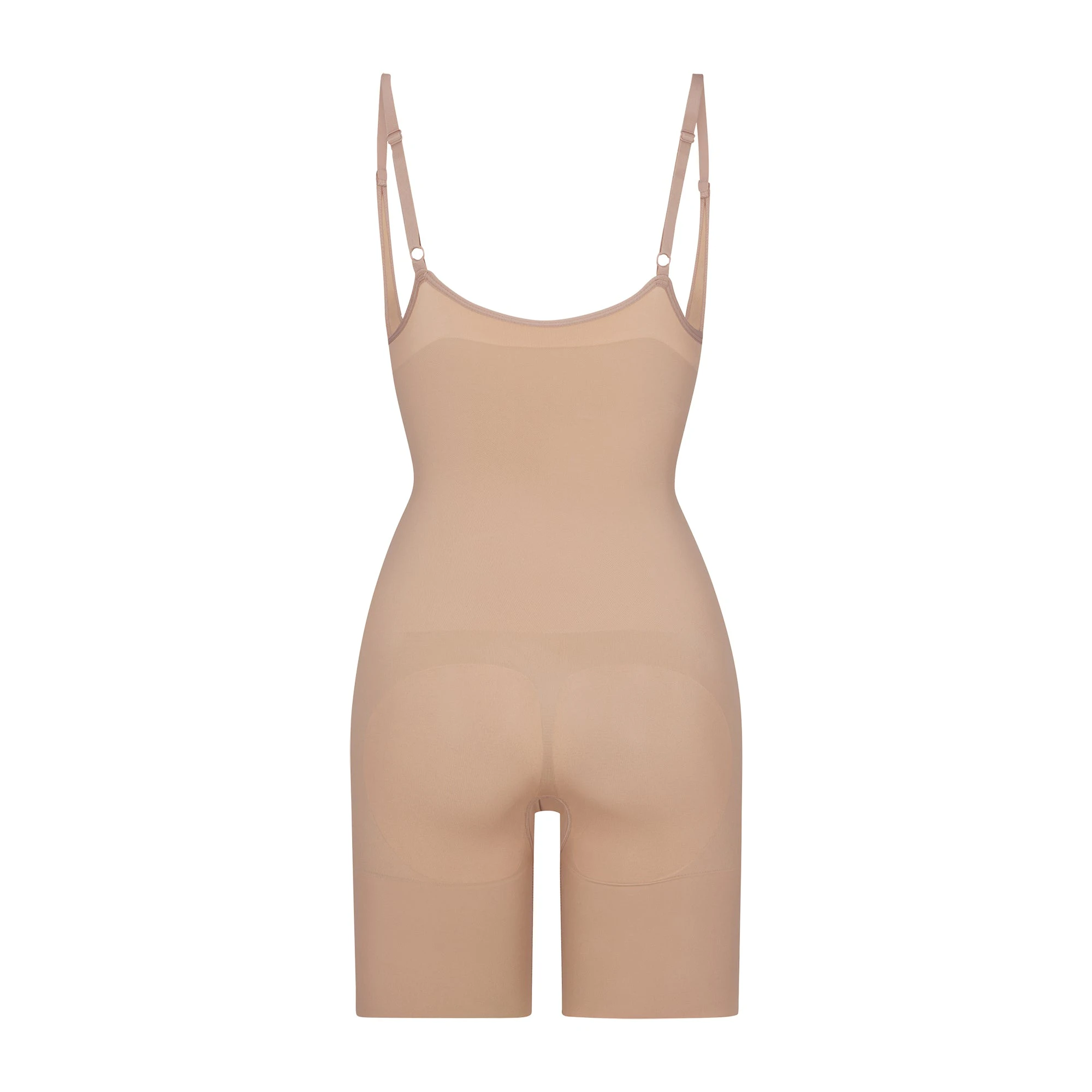 BUTT ENHANCING OPEN BUST BODYSUIT LAYS FLAT ON A WHITE BACKGROUND | FLT