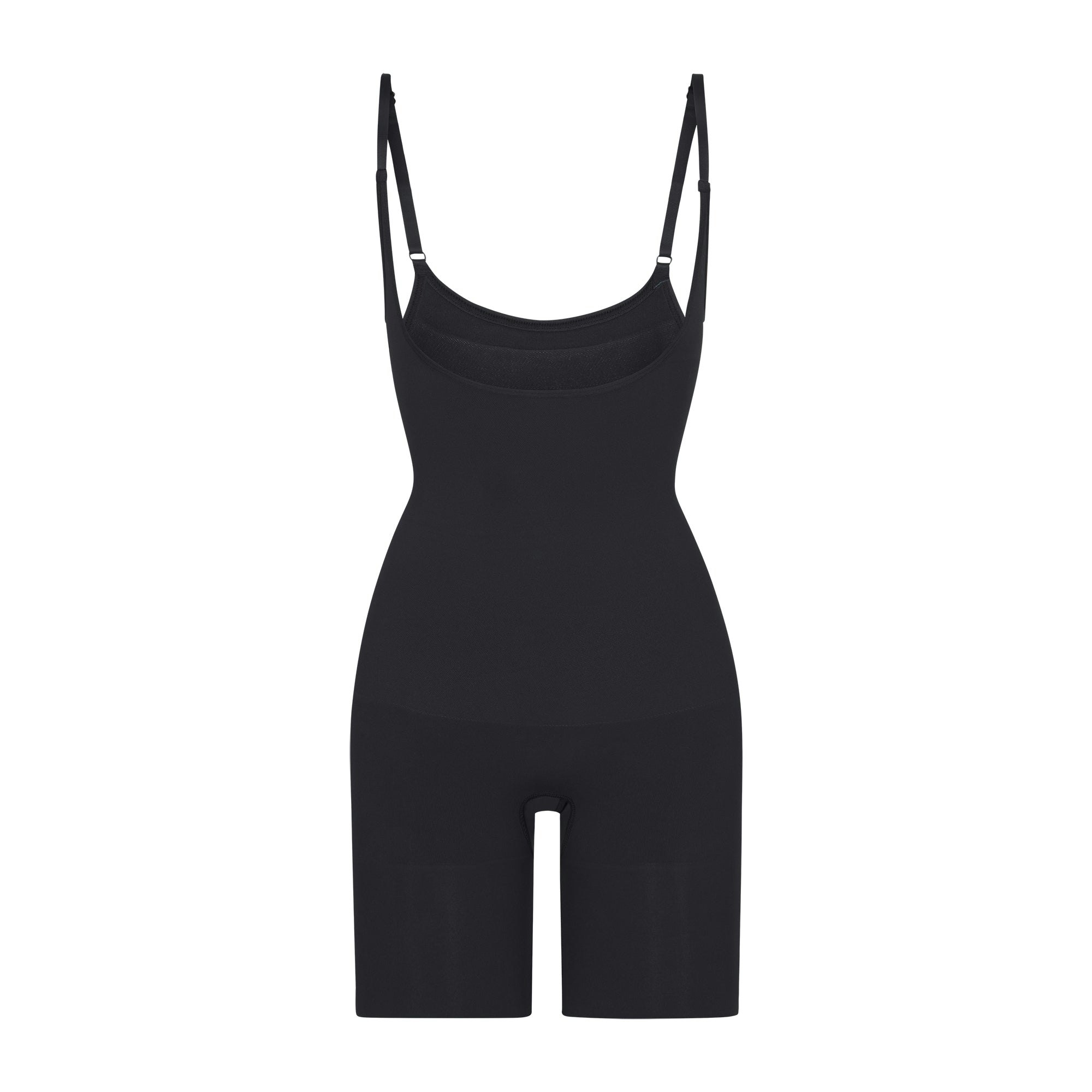 BUTT ENHANCING OPEN BUST BODYSUIT | ONYX (SHAPEWEAR BODYSUITS) LAYS FLAT ON A WHITE BACKGROUND | FLT