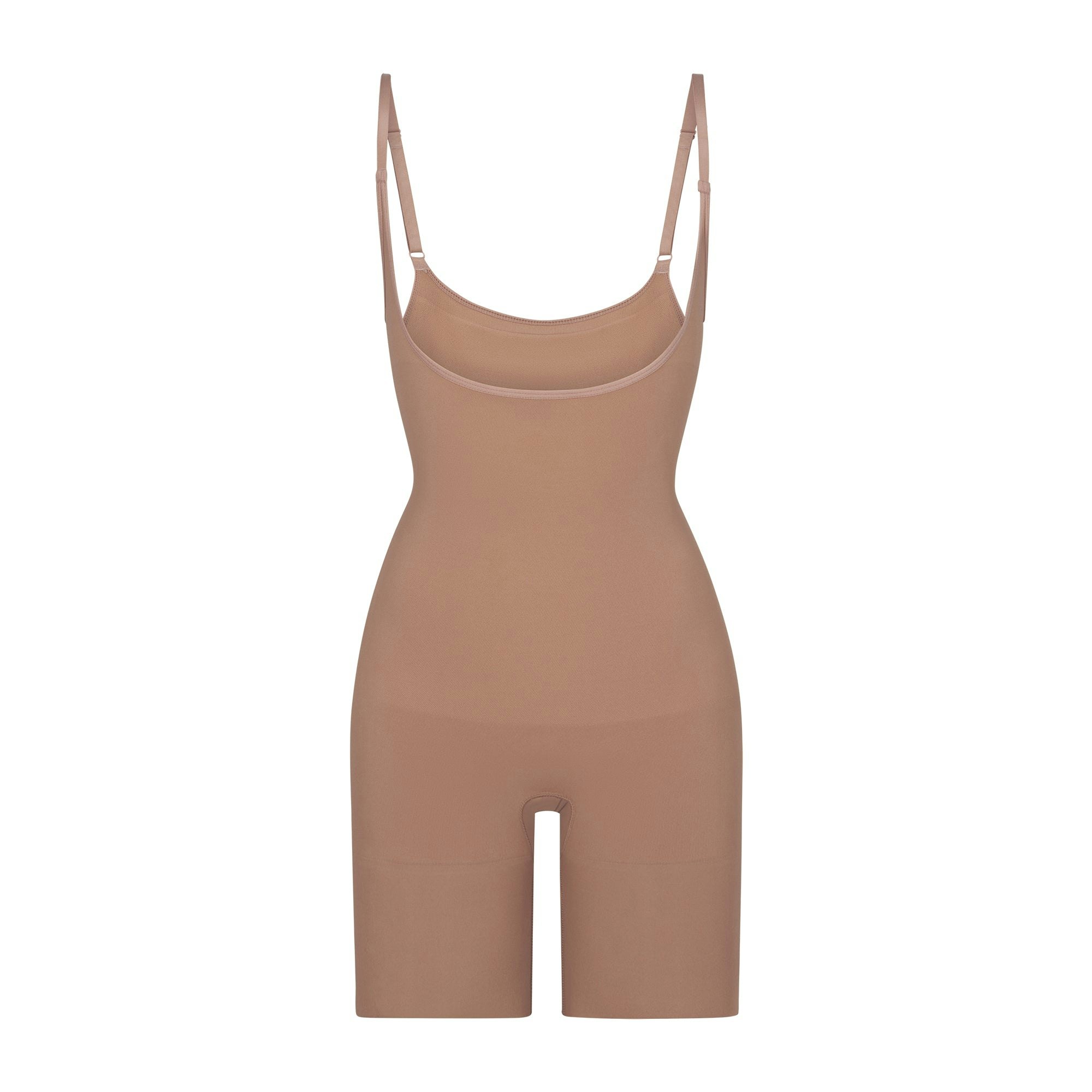 BUTT ENHANCING OPEN BUST BODYSUIT | SIENNA (SHAPEWEAR BODYSUITS) LAYS FLAT ON A WHITE BACKGROUND | FLT