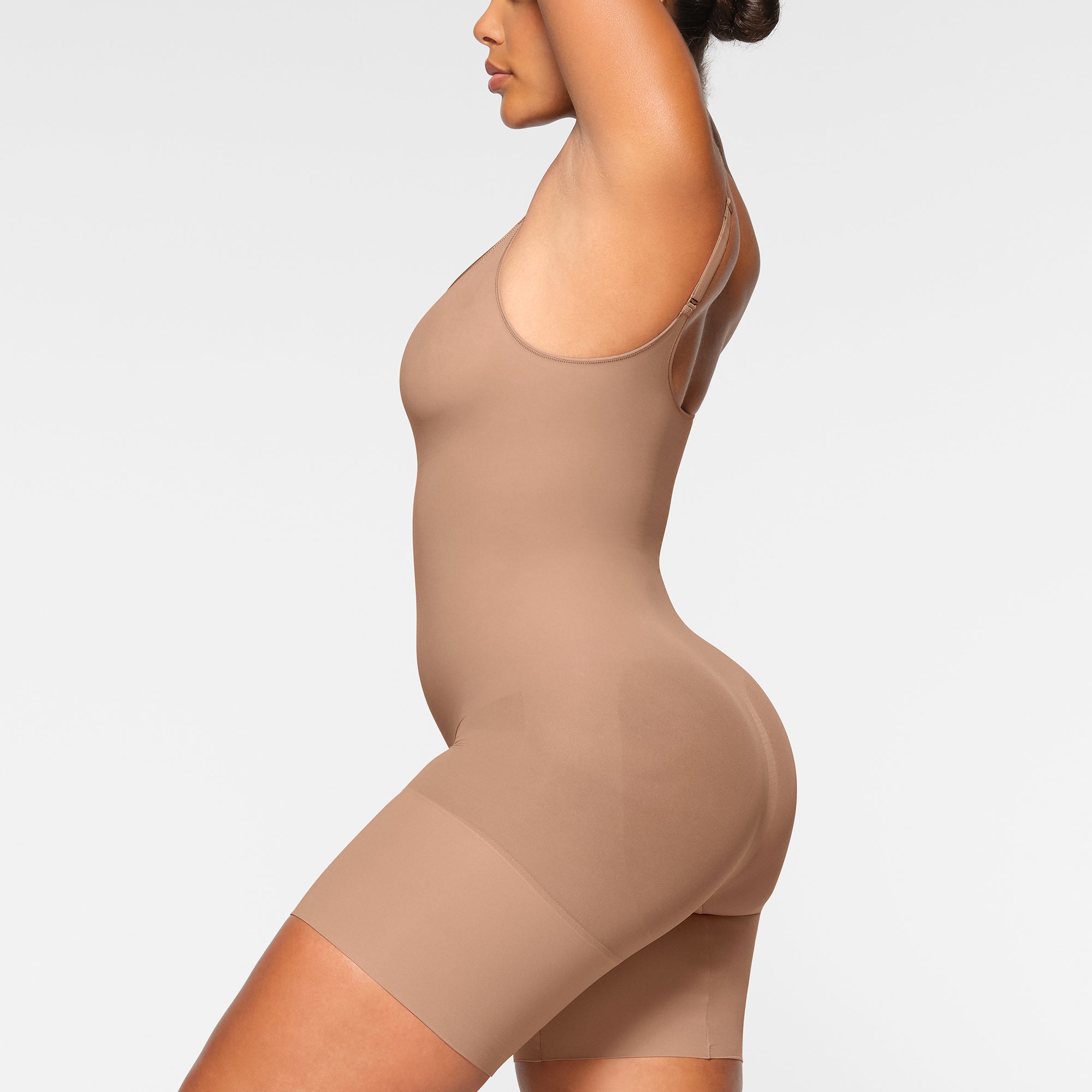 SKIMS Everyday Sculpt Mid Thigh Bodysuit - Sienna | NET-A-PORTER