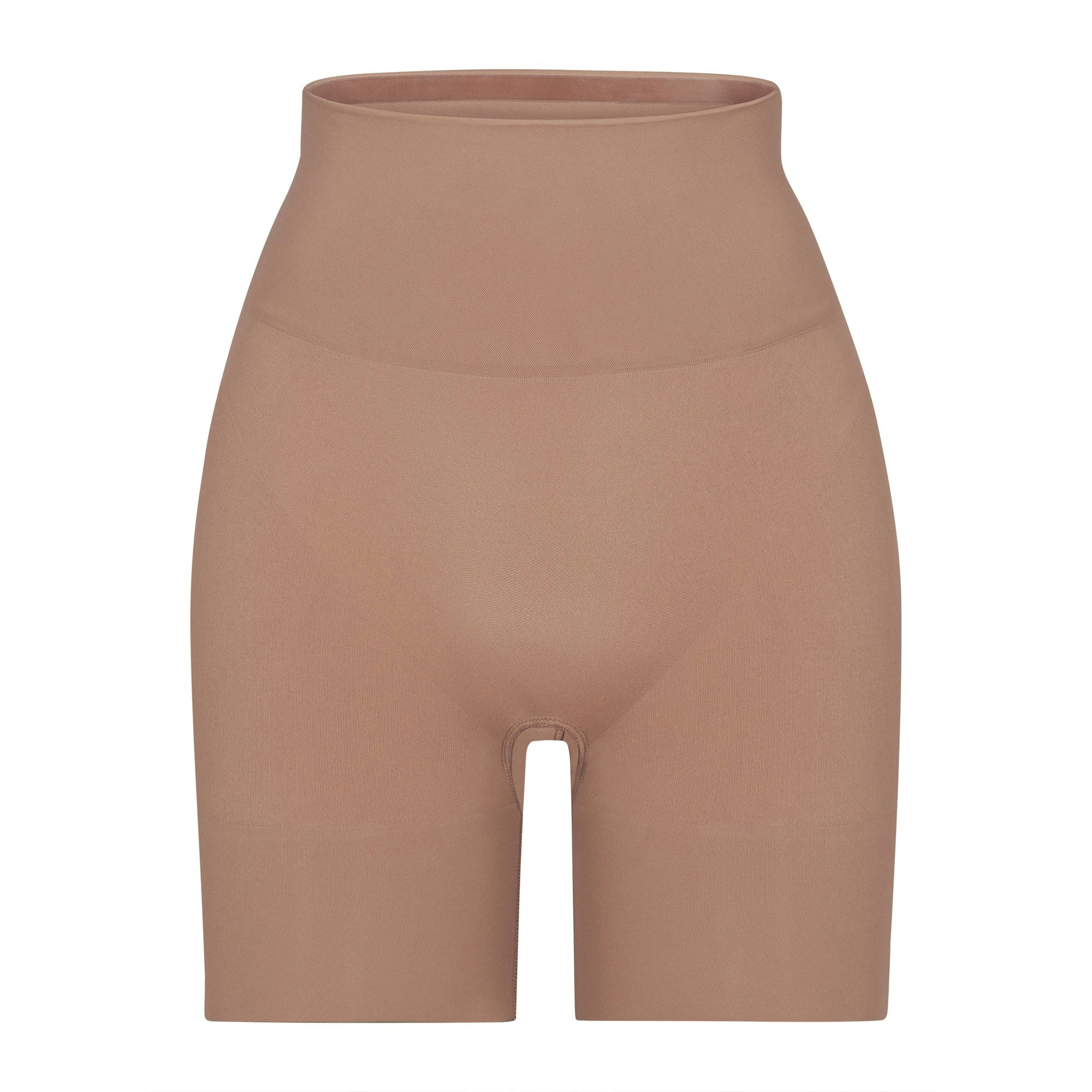 BUTT ENHANCING SHORT | SIENNA (SHAPEWEAR SHORTS, SHAPEWEAR) LAYS FLAT ON A WHITE BACKGROUND | FLT