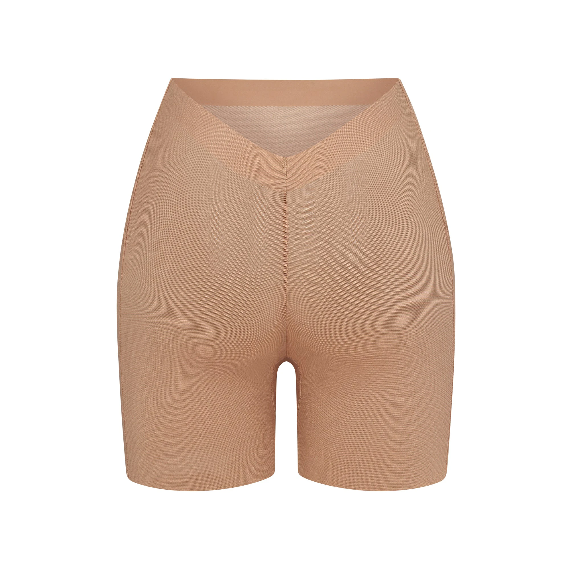 SHEER SCULPT LOW BACK SHORT | OCHRE ADDITIONAL FABRIC DETAILS