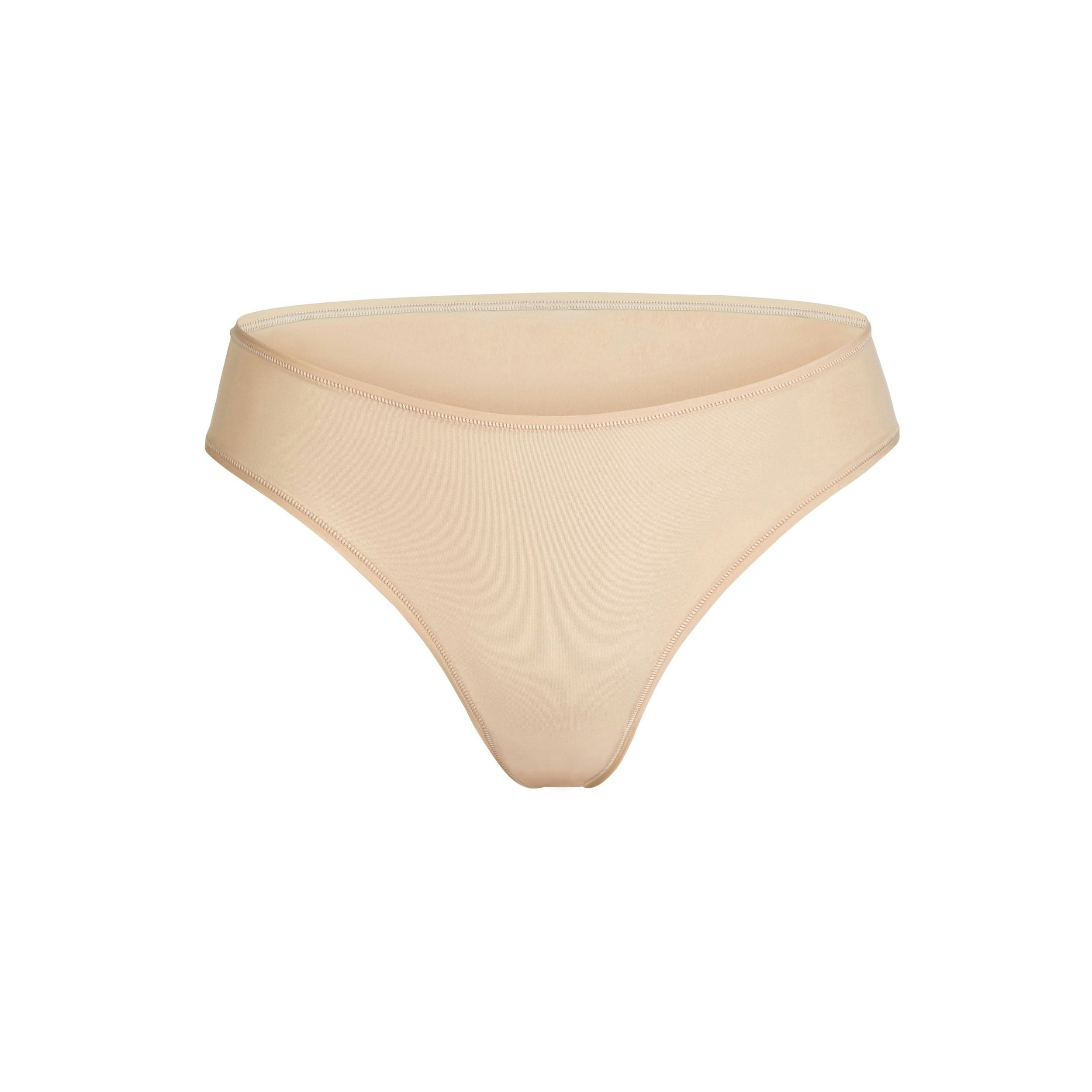 FITS EVERYBODY CHEEKY BRIEF | CLAY (BRIEFS, PANTIES) LAYS FLAT ON A WHITE BACKGROUND | FLT